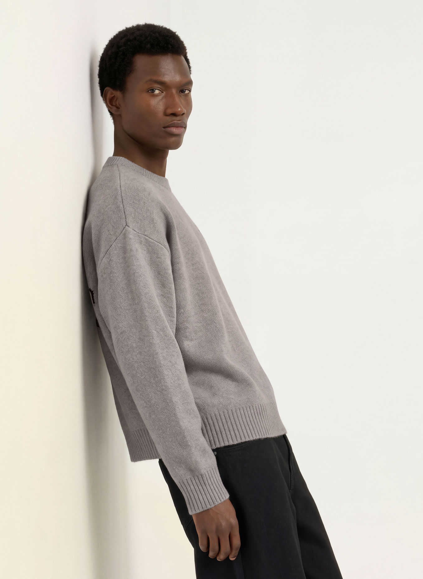 PEGADOR LUKA Oversized Sweater: GRAY