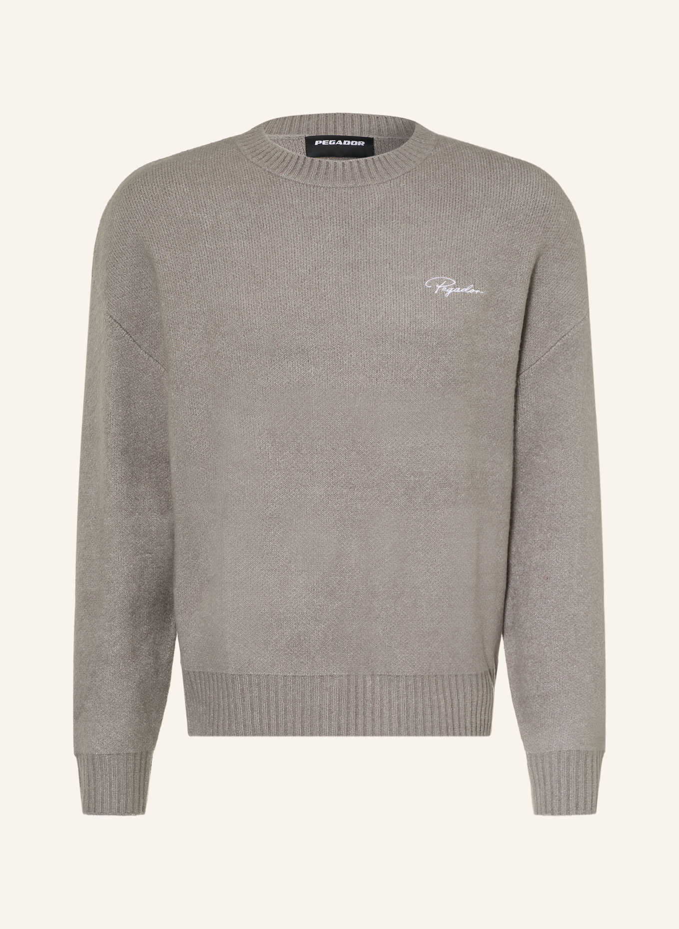 PEGADOR Oversized-Pullover SIGNAR: GRAU