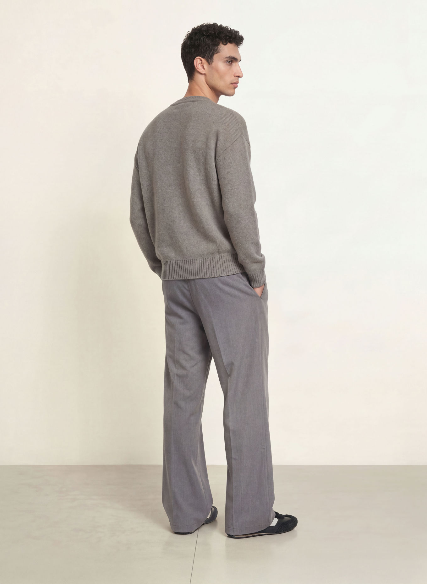 PEGADOR Oversized-Pullover SIGNAR: GRAU
