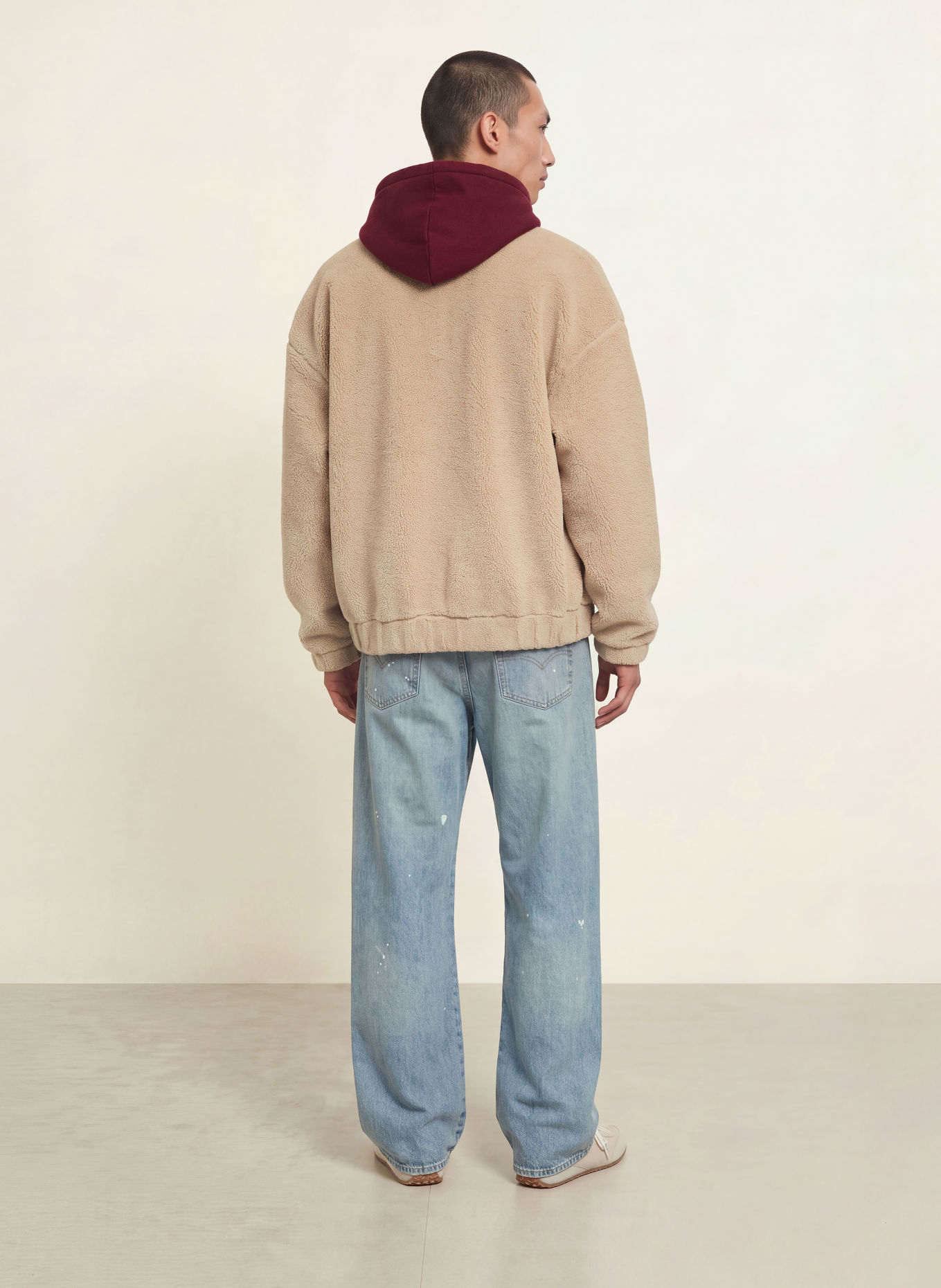 PEGADOR Veste en fourrure synthétique ALTO: BEIGE