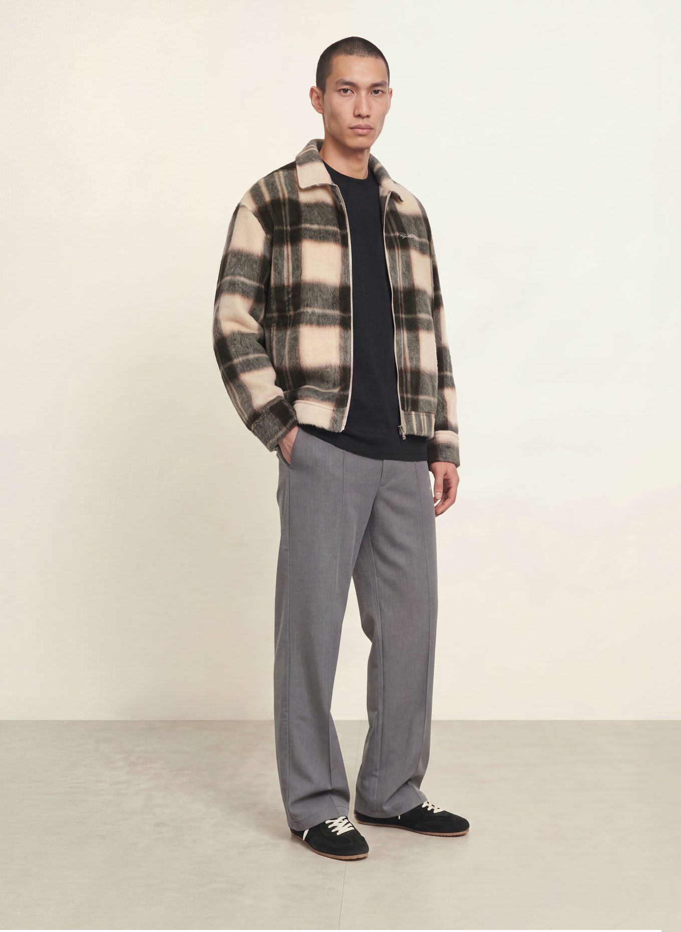 PEGADOR Businesshose MONTEFALCO Regular Fit: GRAU