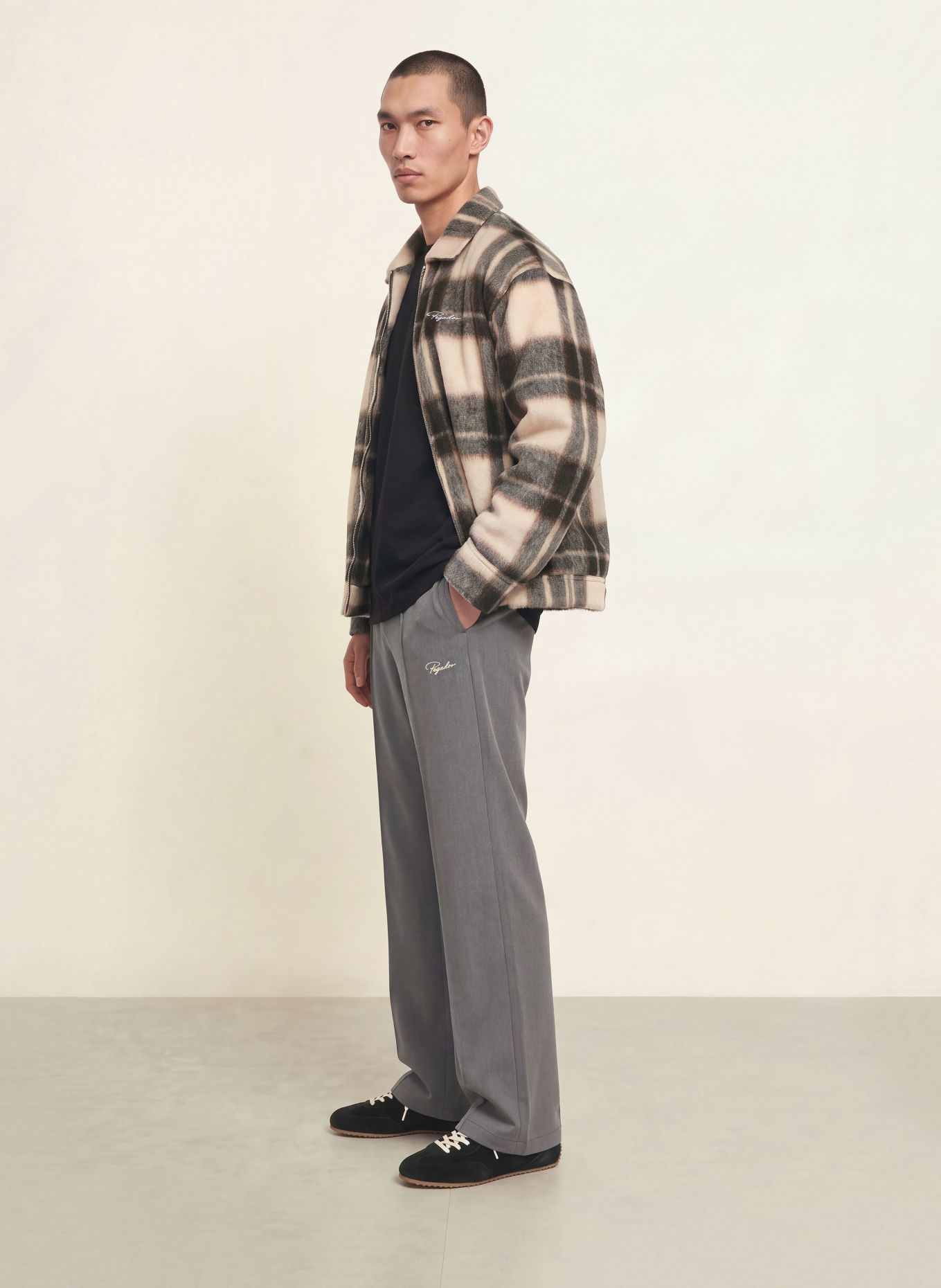 PEGADOR Businesshose MONTEFALCO Regular Fit: GRAU