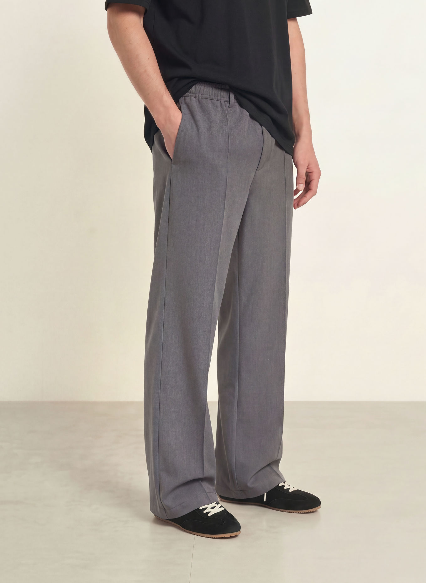 PEGADOR Businesshose MONTEFALCO Regular Fit: GRAU