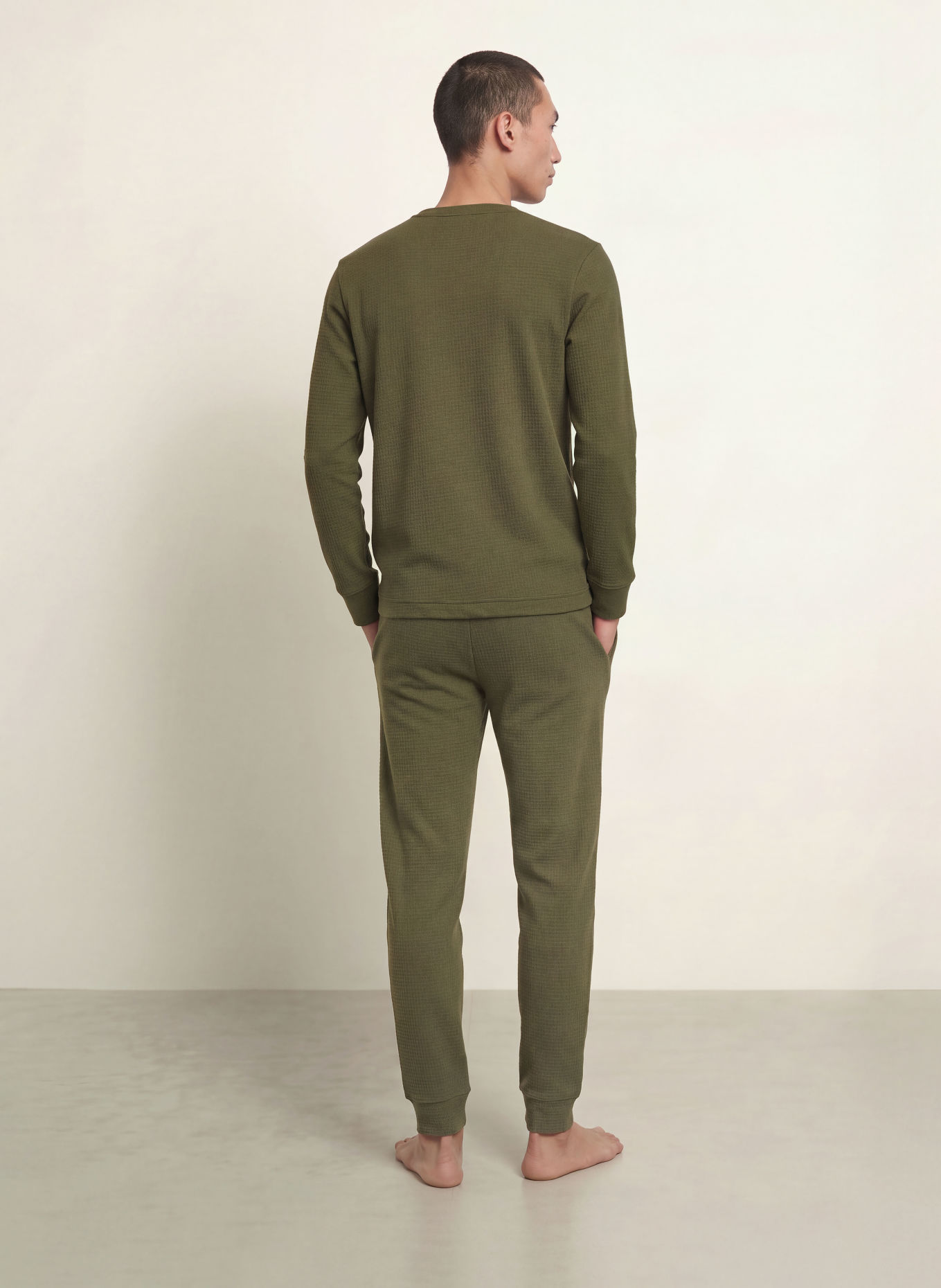 HUGO Sovebluse AUSTIN: MØRKEGRØN
