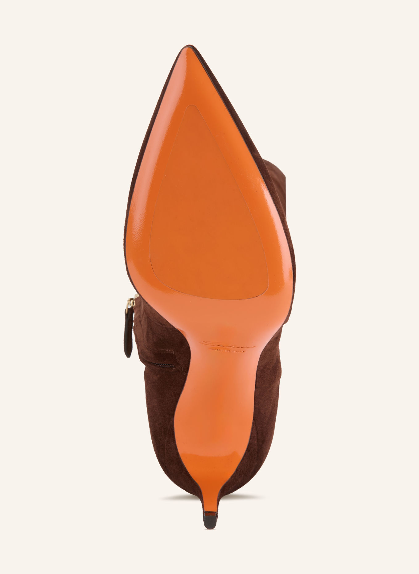 Santoni Kozačky VIOLA85: HNĚDÁ