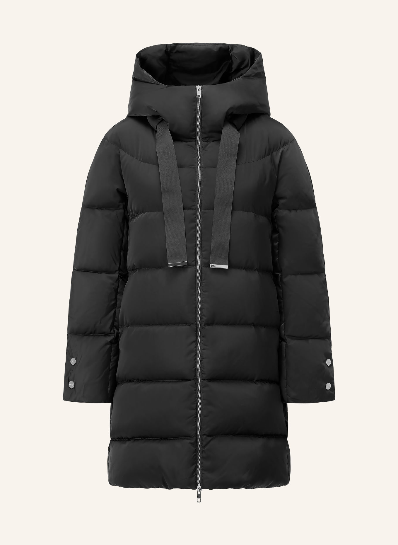 Rich & Royal Donsmantel: ZWART
