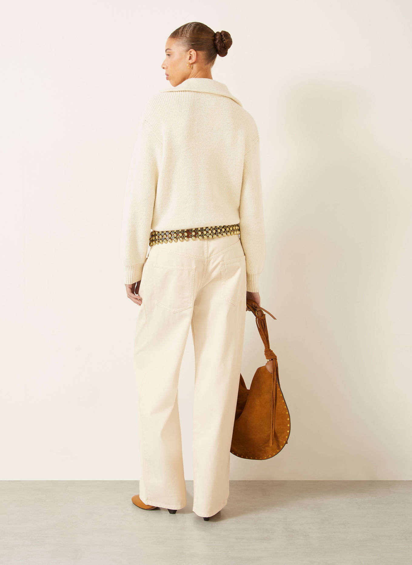 ISABEL MARANT Pulover YDALIA: ECRU