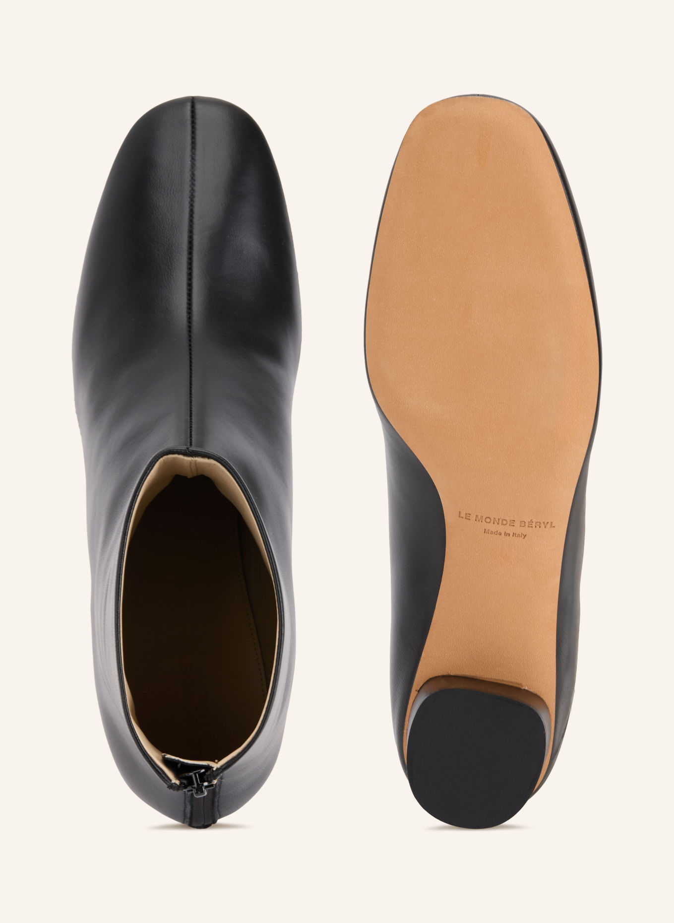 LE MONDE BÉRYL CAROLE Ankle boots: BLACK