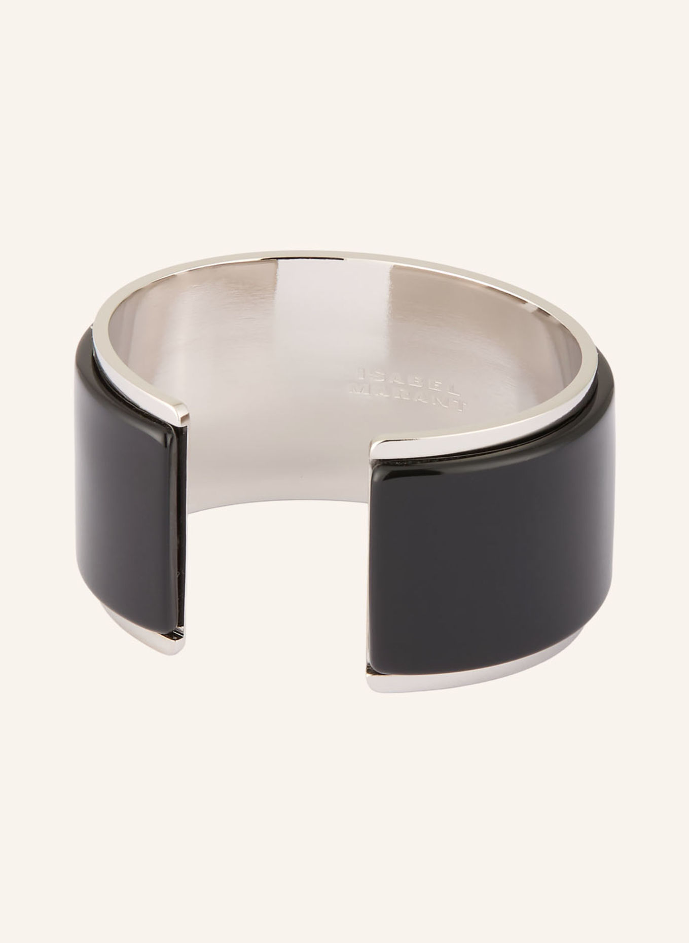 ISABEL MARANT Armreif CUFF: SCHWARZ / SILBER