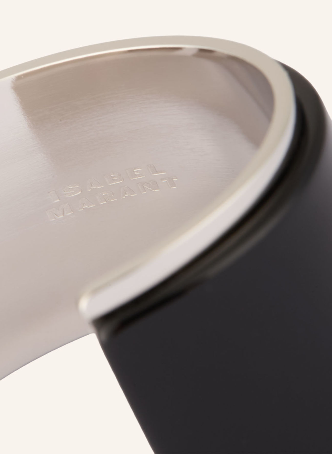 ISABEL MARANT Armreif CUFF: SCHWARZ / SILBER