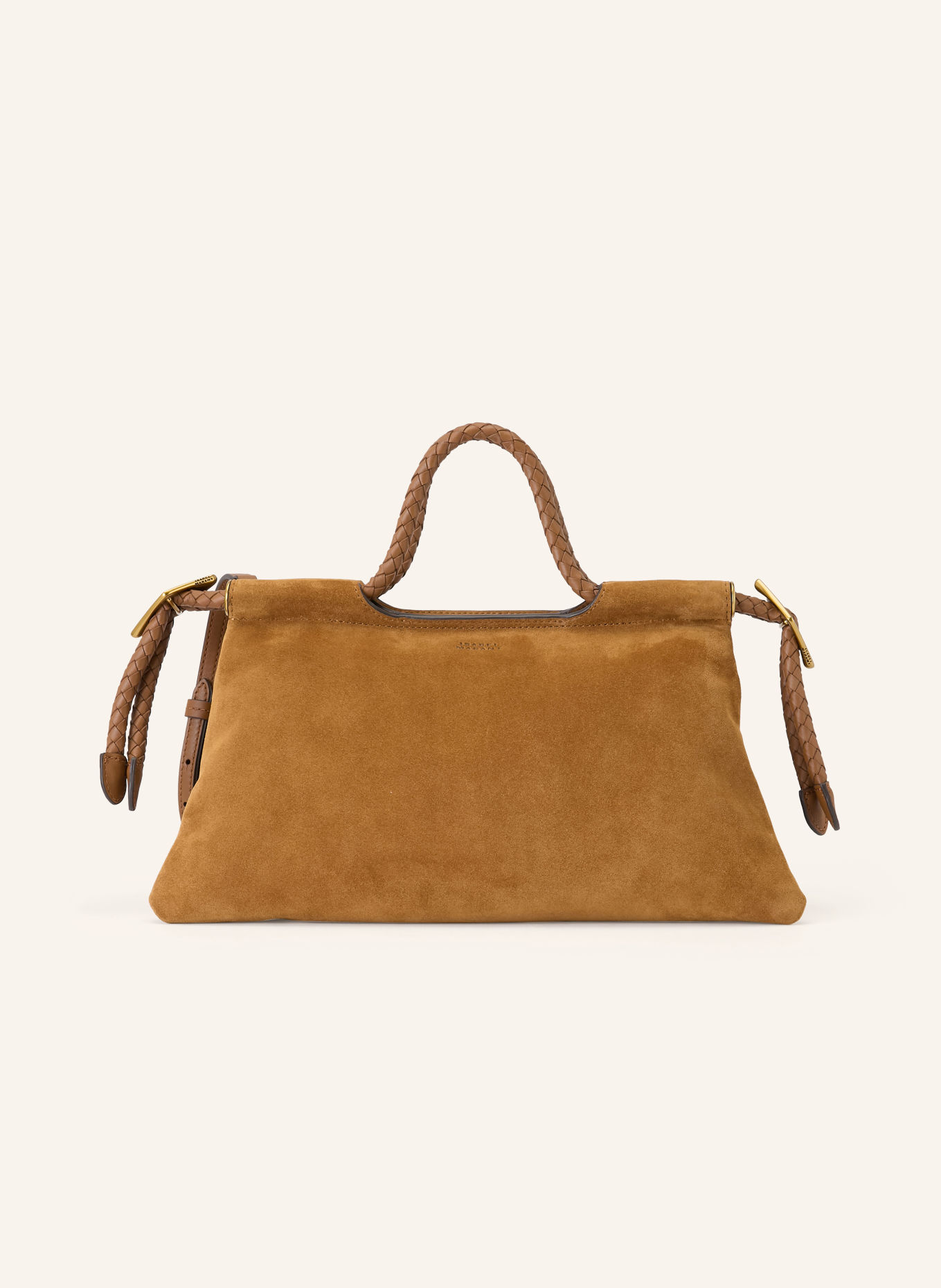 ISABEL MARANT Sac à main PIPA MEDIUM: COGNAC / OR