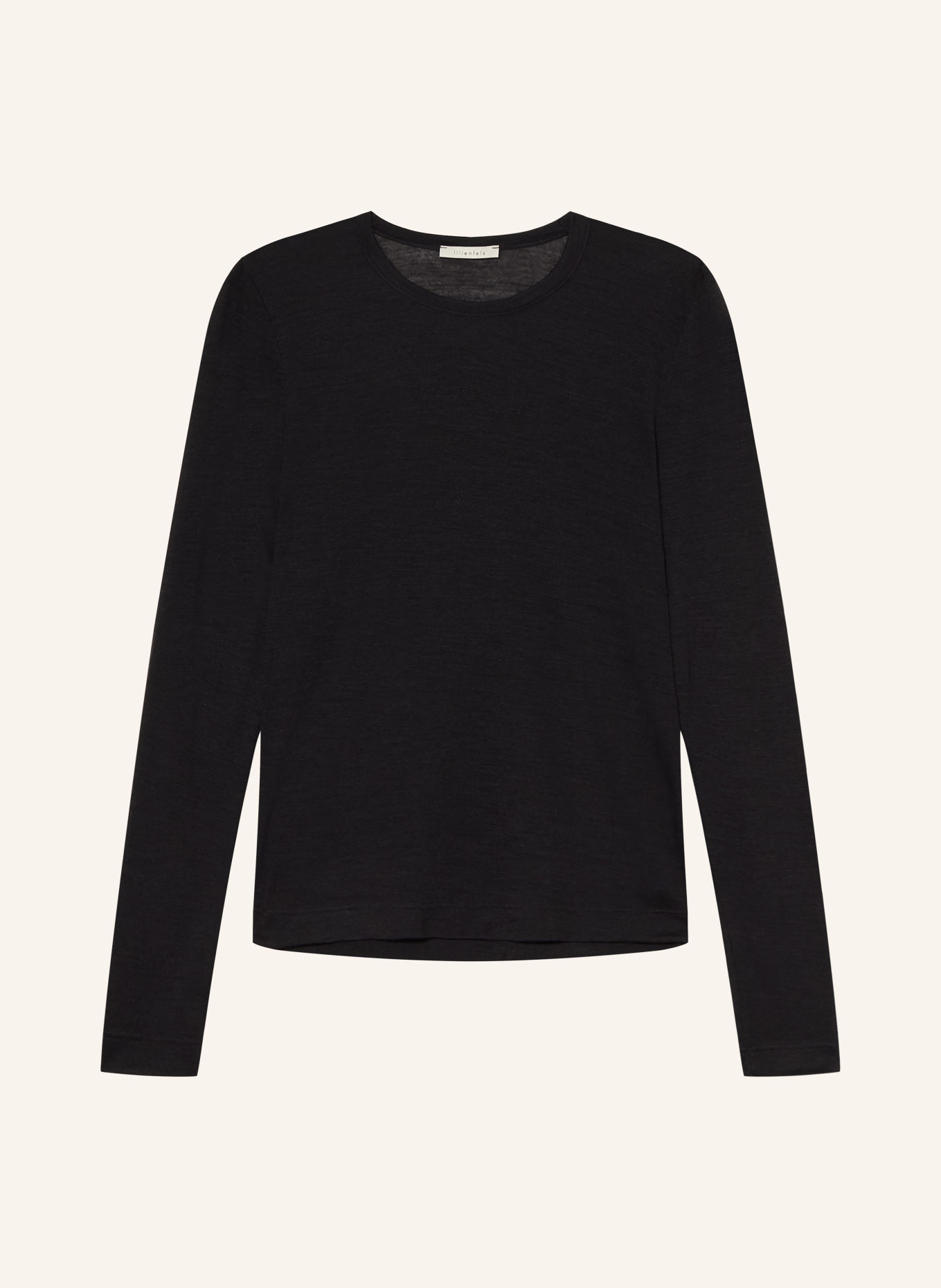 lilienfels Longsleeve: ZWART