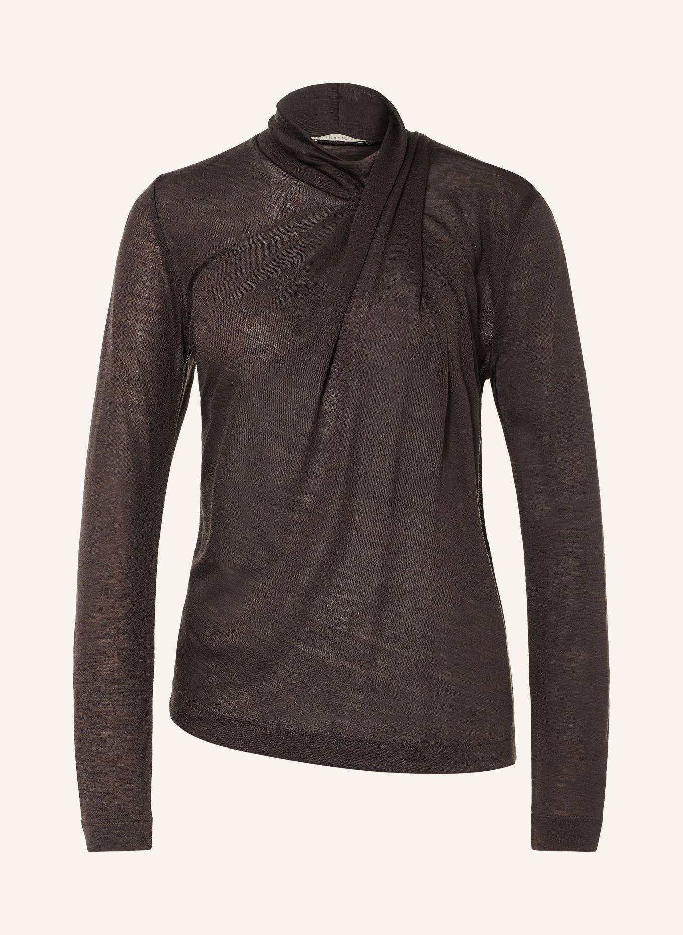lilienfels Longsleeve: DUNKELBRAUN