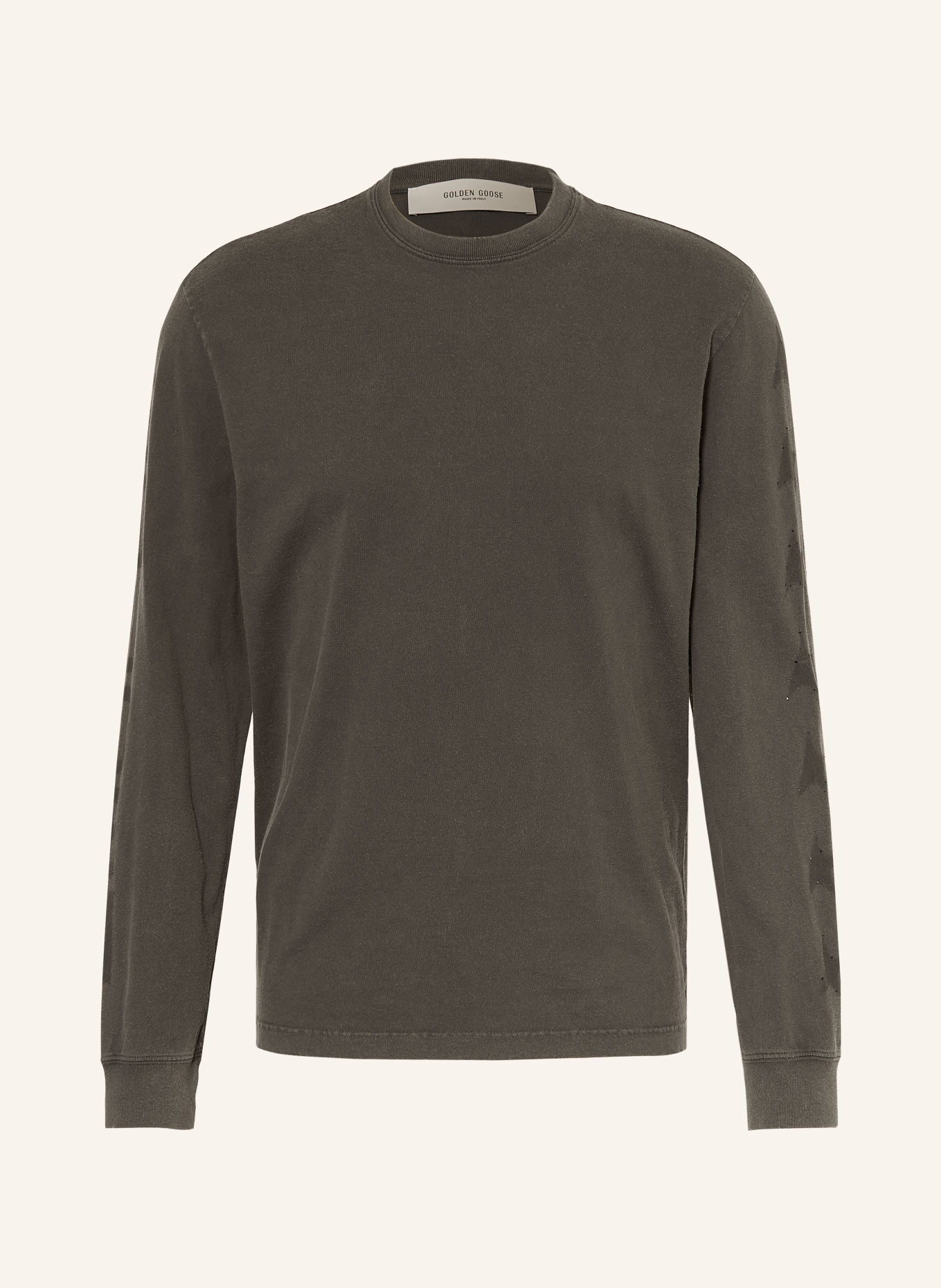 GOLDEN GOOSE Longsleeve: DONKERGRIJS