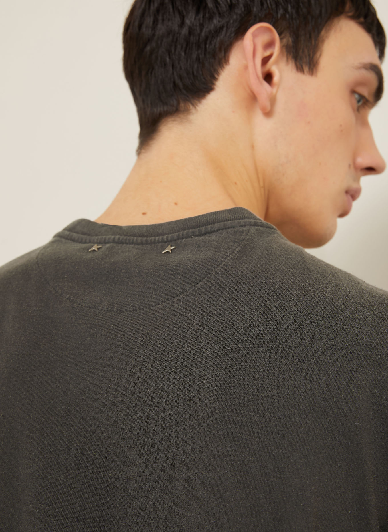 GOLDEN GOOSE Longsleeve: DONKERGRIJS
