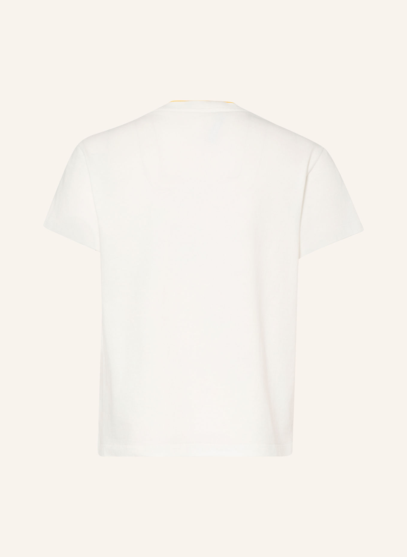 FENDI T-shirt: BIAŁY / ŻÓŁTY