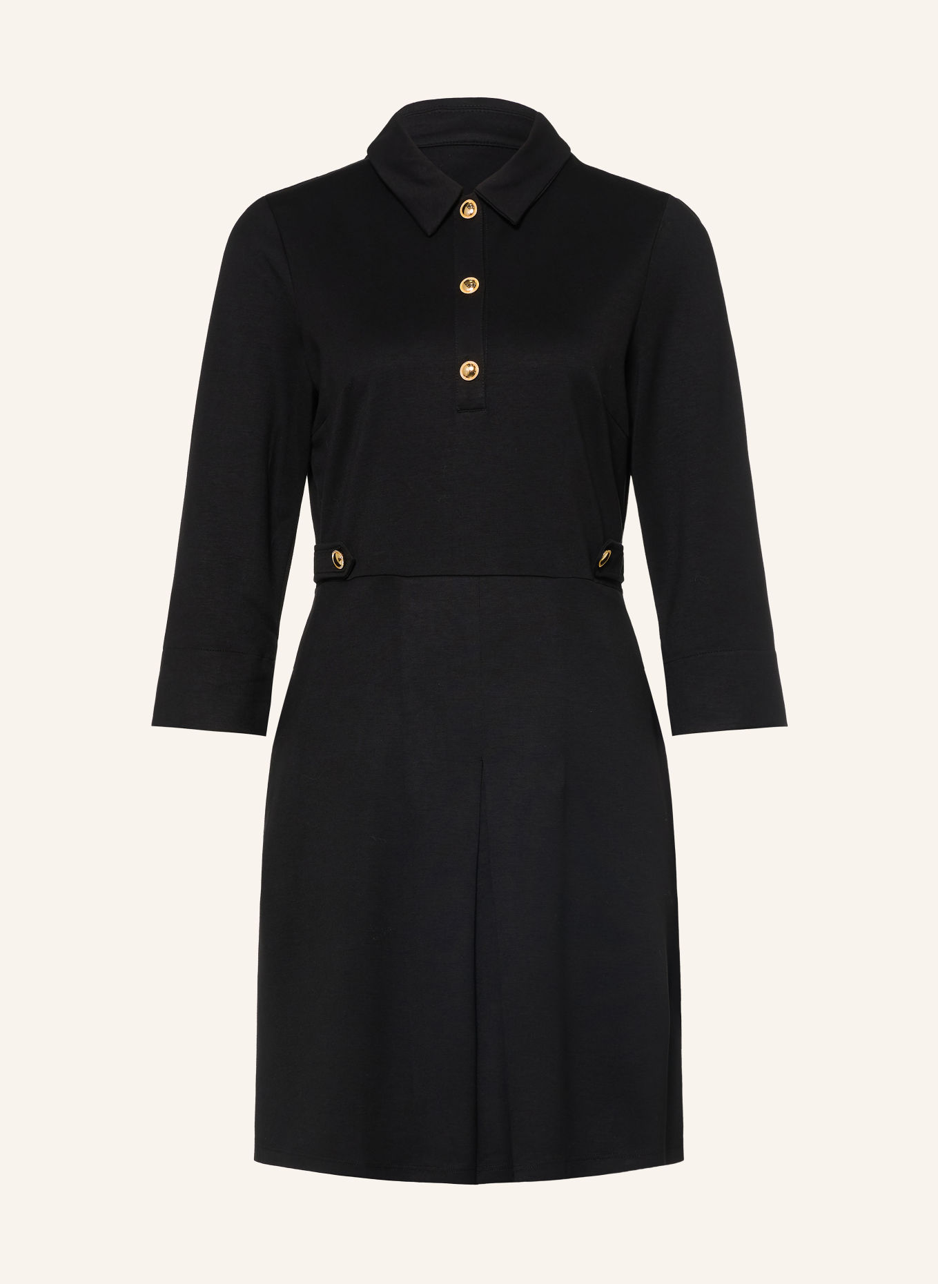 Miss Lagotte Jerseykleid mit 3/4-Arm: SCHWARZ