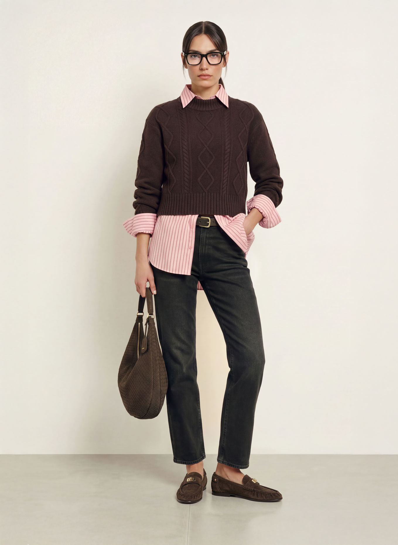 CITIZENS of HUMANITY Straight Jeans SAVANNAH CIGARETTE: STOMY STORMY (DK BLACK CLEAN)