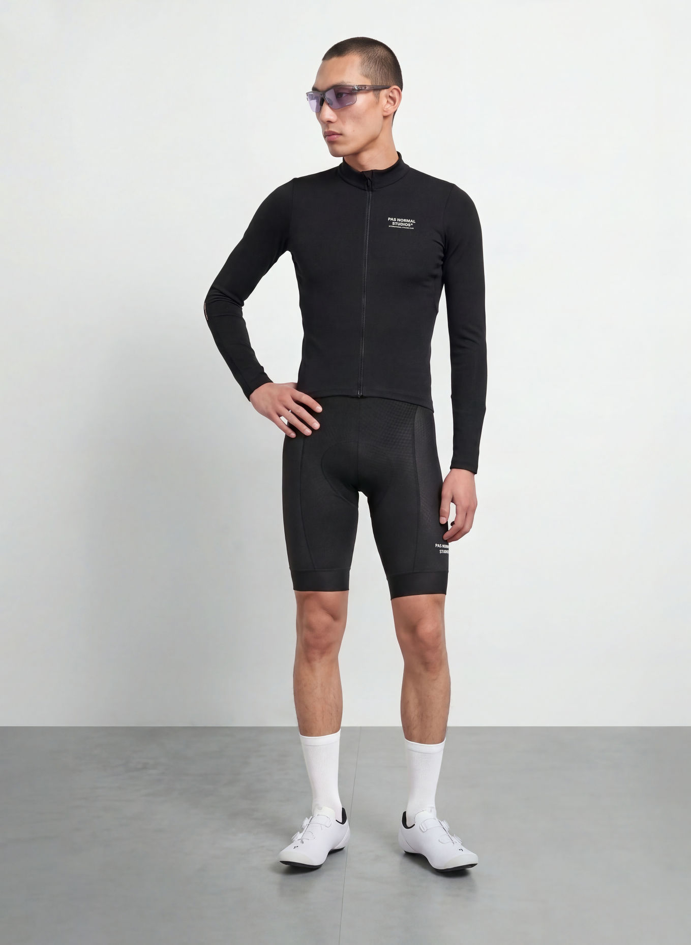 PAS NORMAL STUDIOS MECHANISM THERMAL LONG Cycling jersey: BLACK