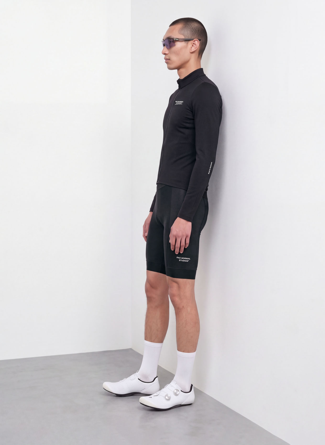 PAS NORMAL STUDIOS MECHANISM THERMAL LONG Cycling jersey: BLACK