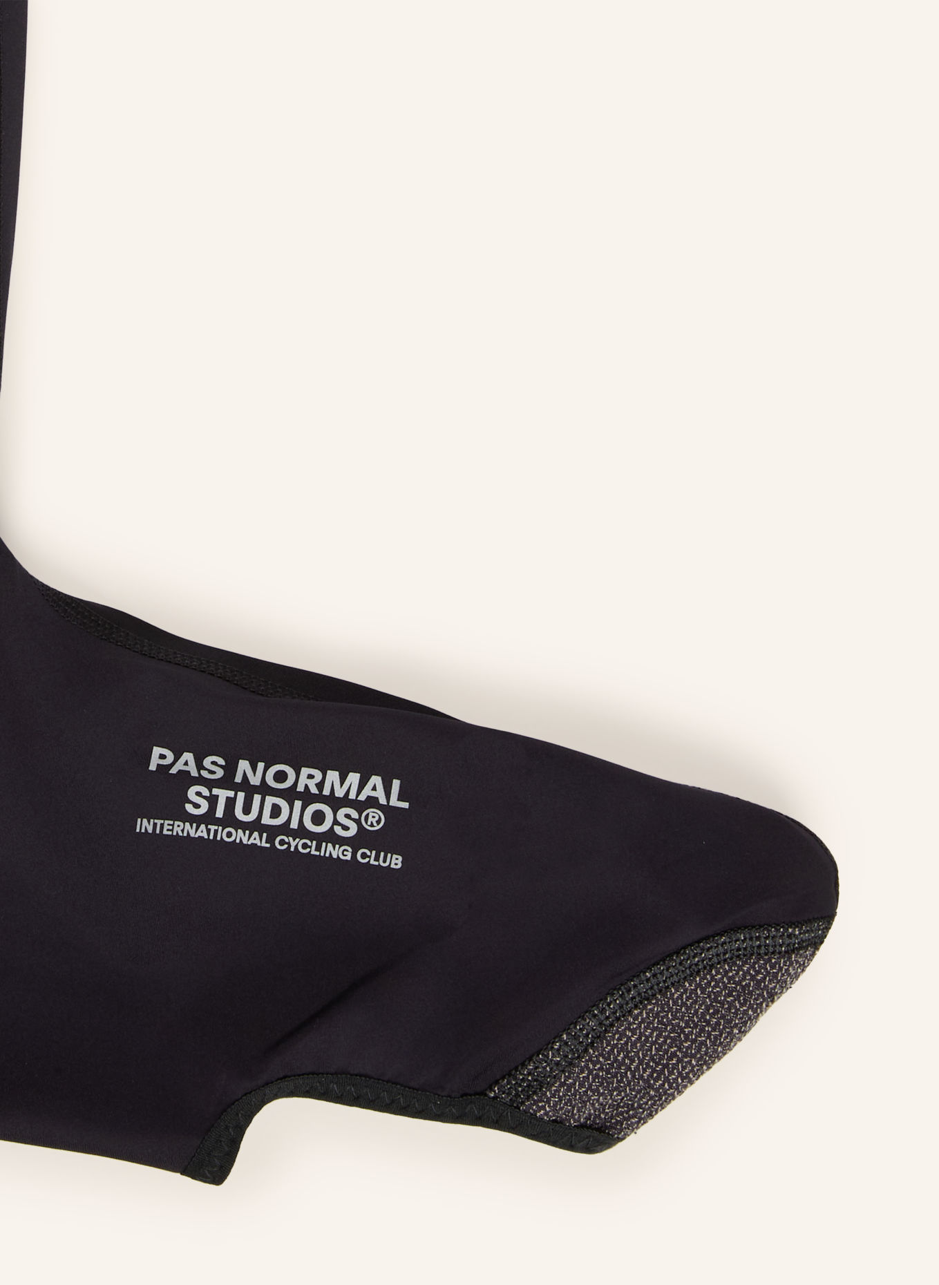 PAS NORMAL STUDIOS LOGO LIGHT Shoe Covers: BLACK