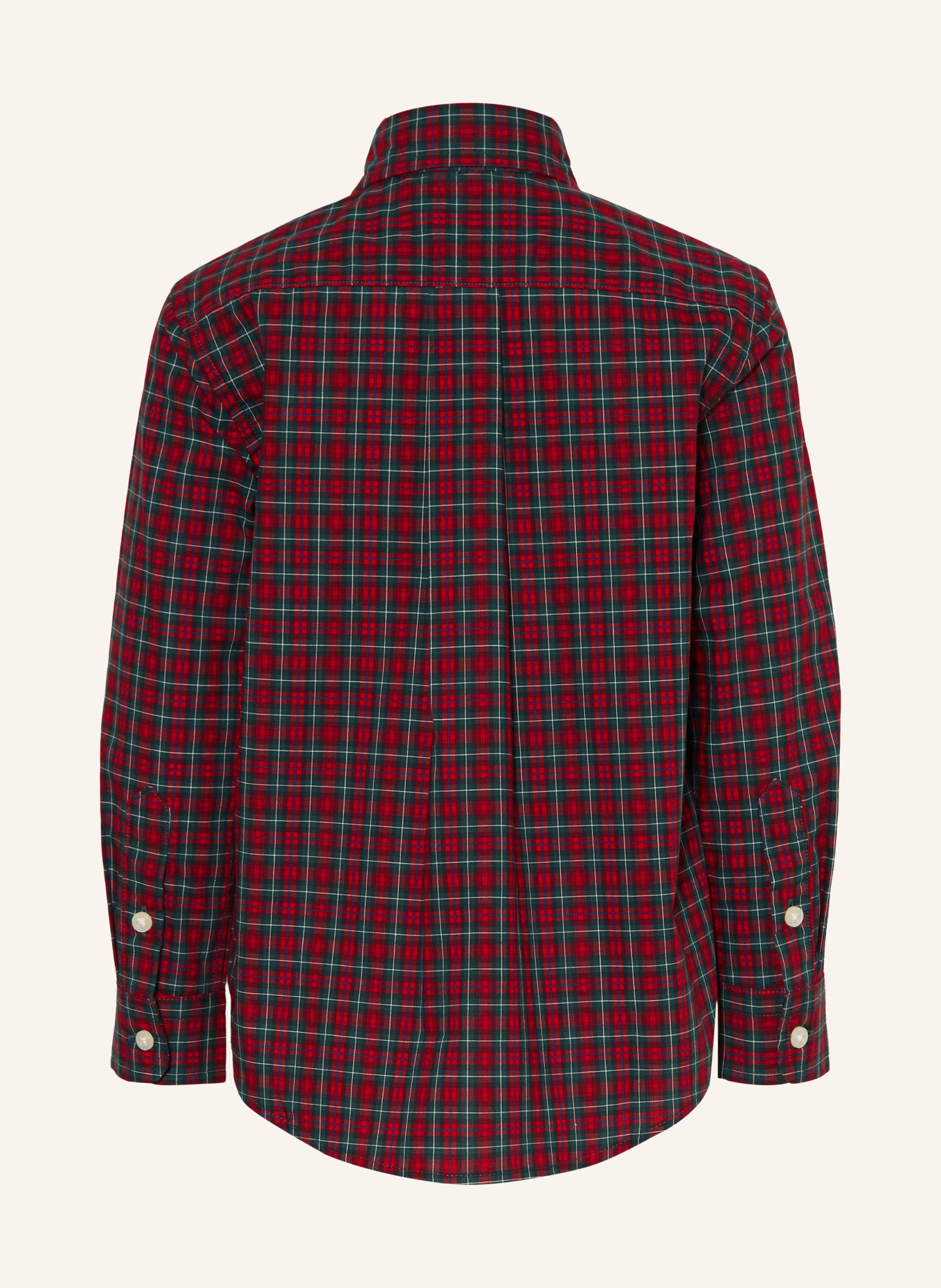 POLO RALPH LAUREN Chemise: ROUGE / GROEN / BLEU