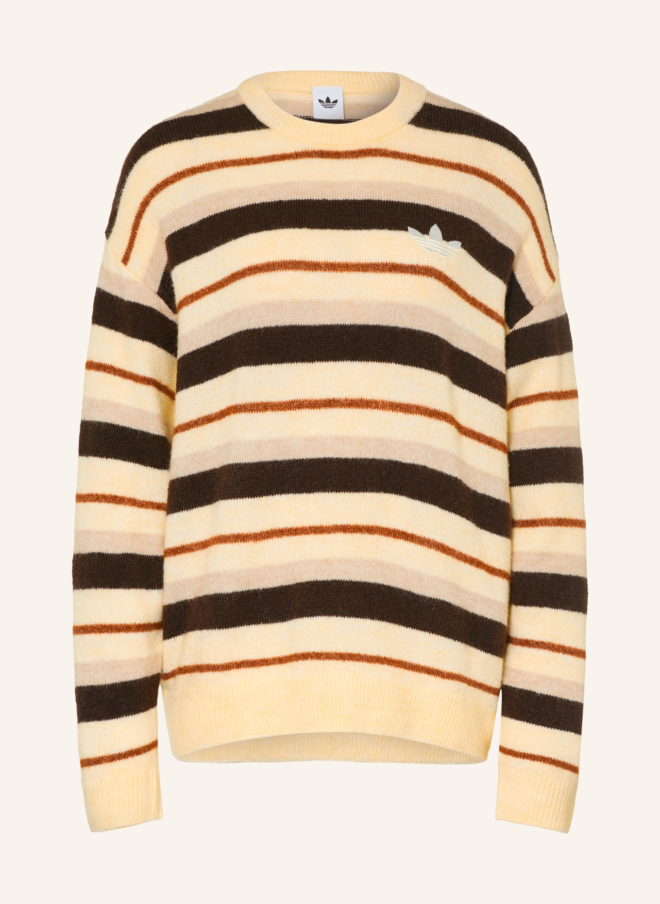 adidas Originals KNIT ESSENTIALS Sweaters: LIGHT BROWN / DARK BROWN / BROWN