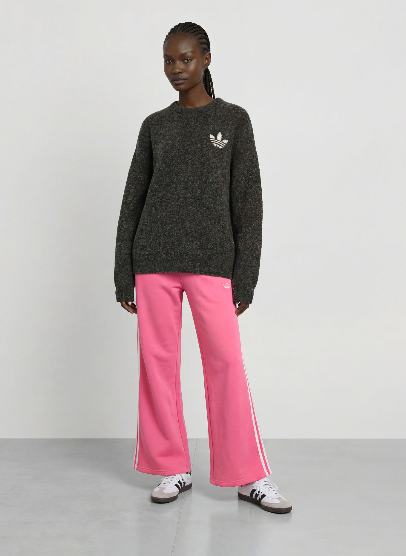 adidas Originals KNIT ESSENTIALS Sweaters: DARK GRAY