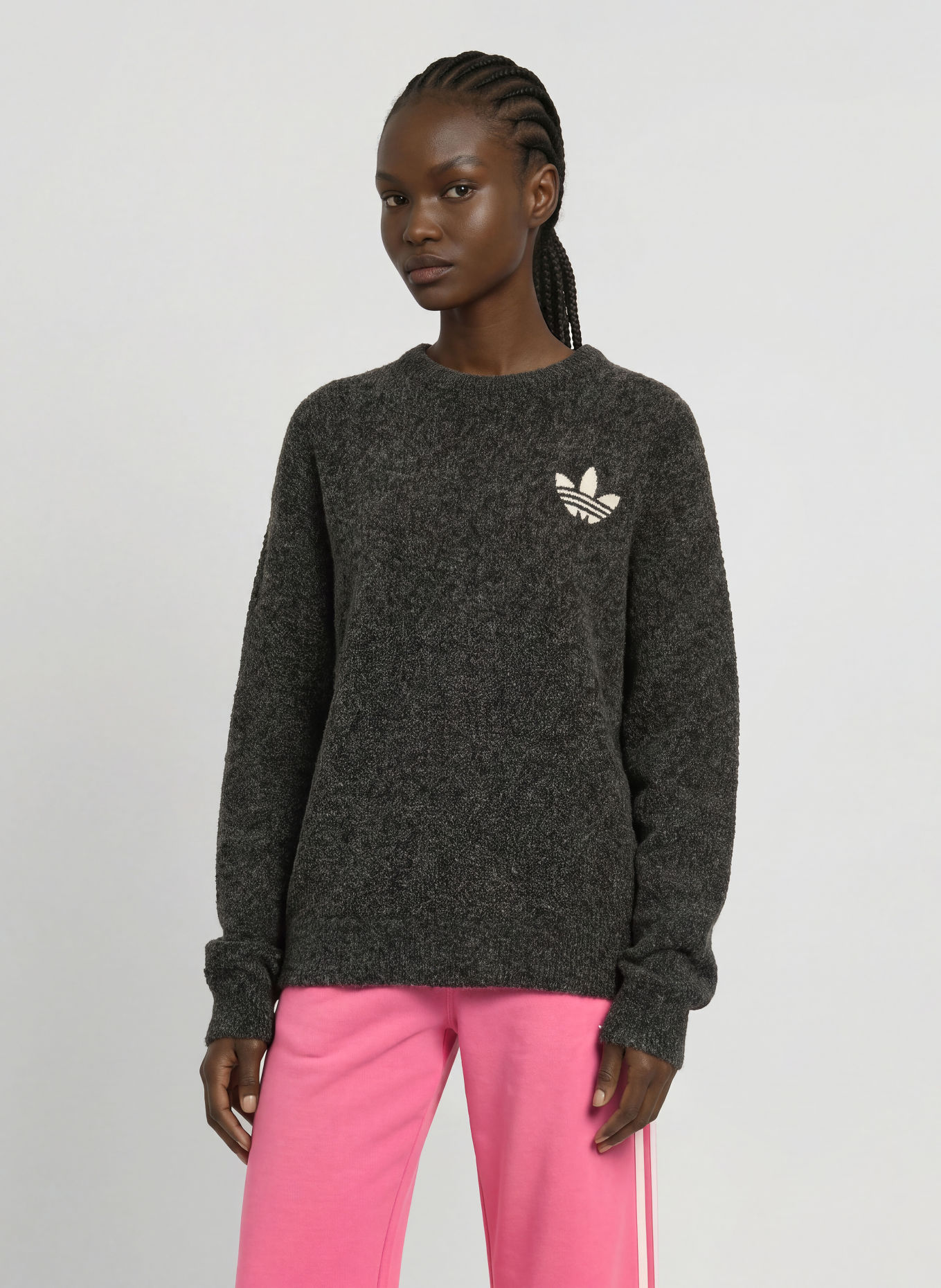 adidas Originals KNIT ESSENTIALS Sweaters: DARK GRAY