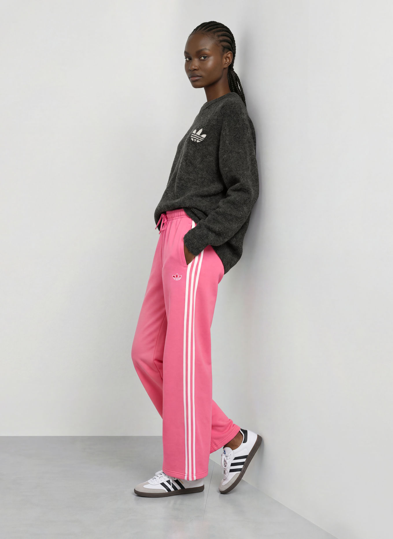 adidas Originals KNIT ESSENTIALS Sweaters: DARK GRAY