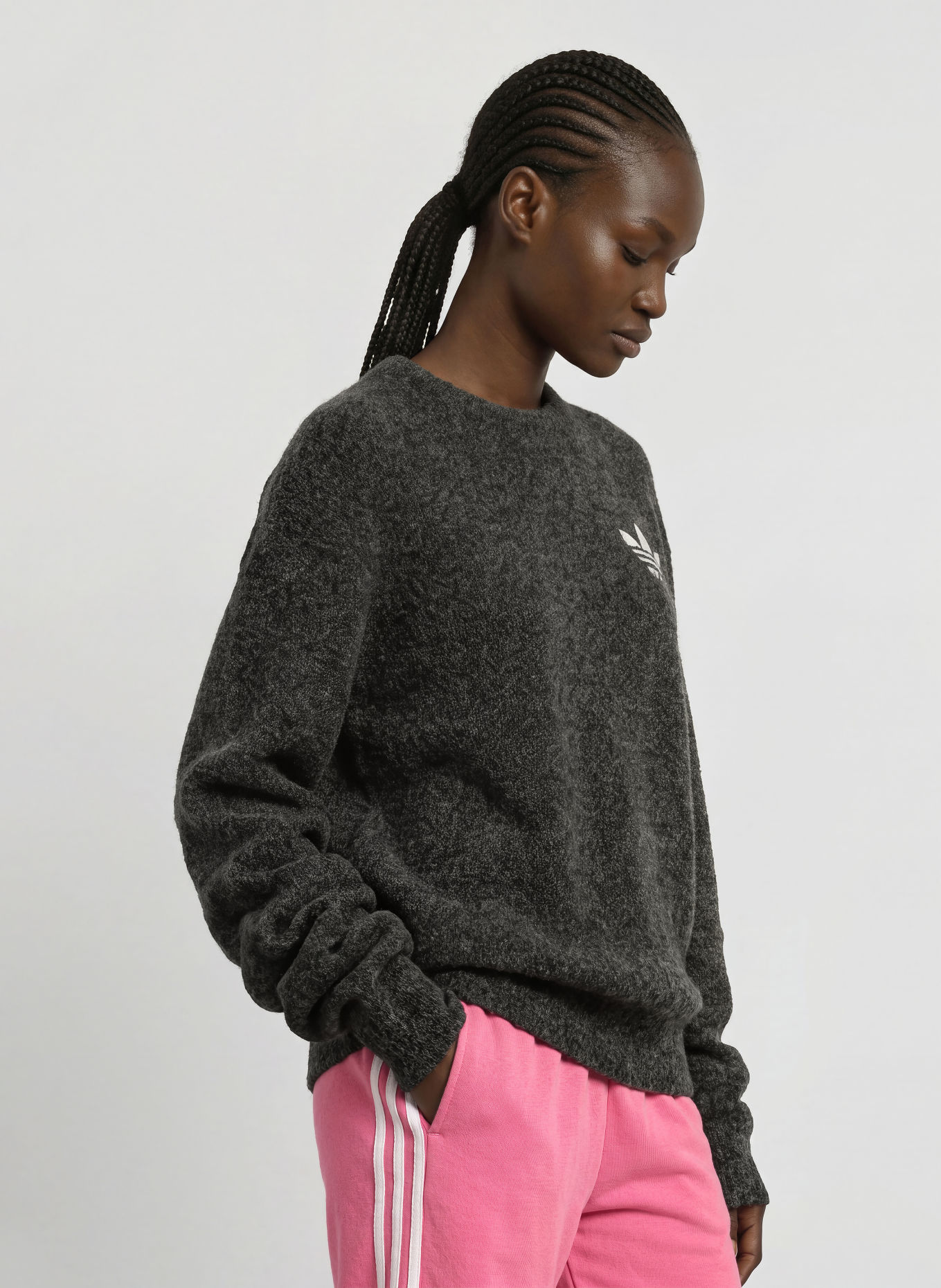 adidas Originals KNIT ESSENTIALS Sweaters: DARK GRAY