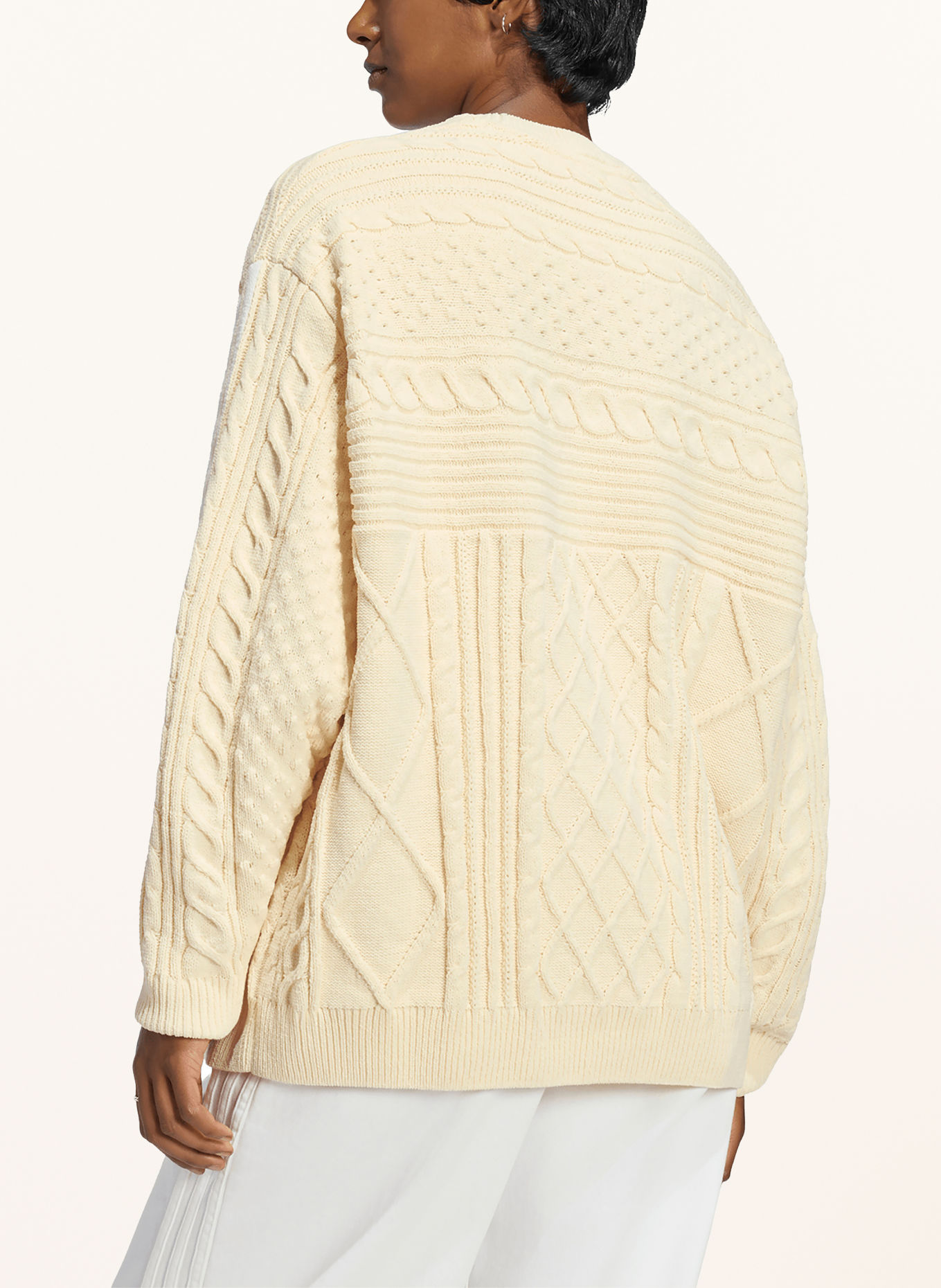 adidas Originals Sweter 70S TREFOIL: KREMOWY