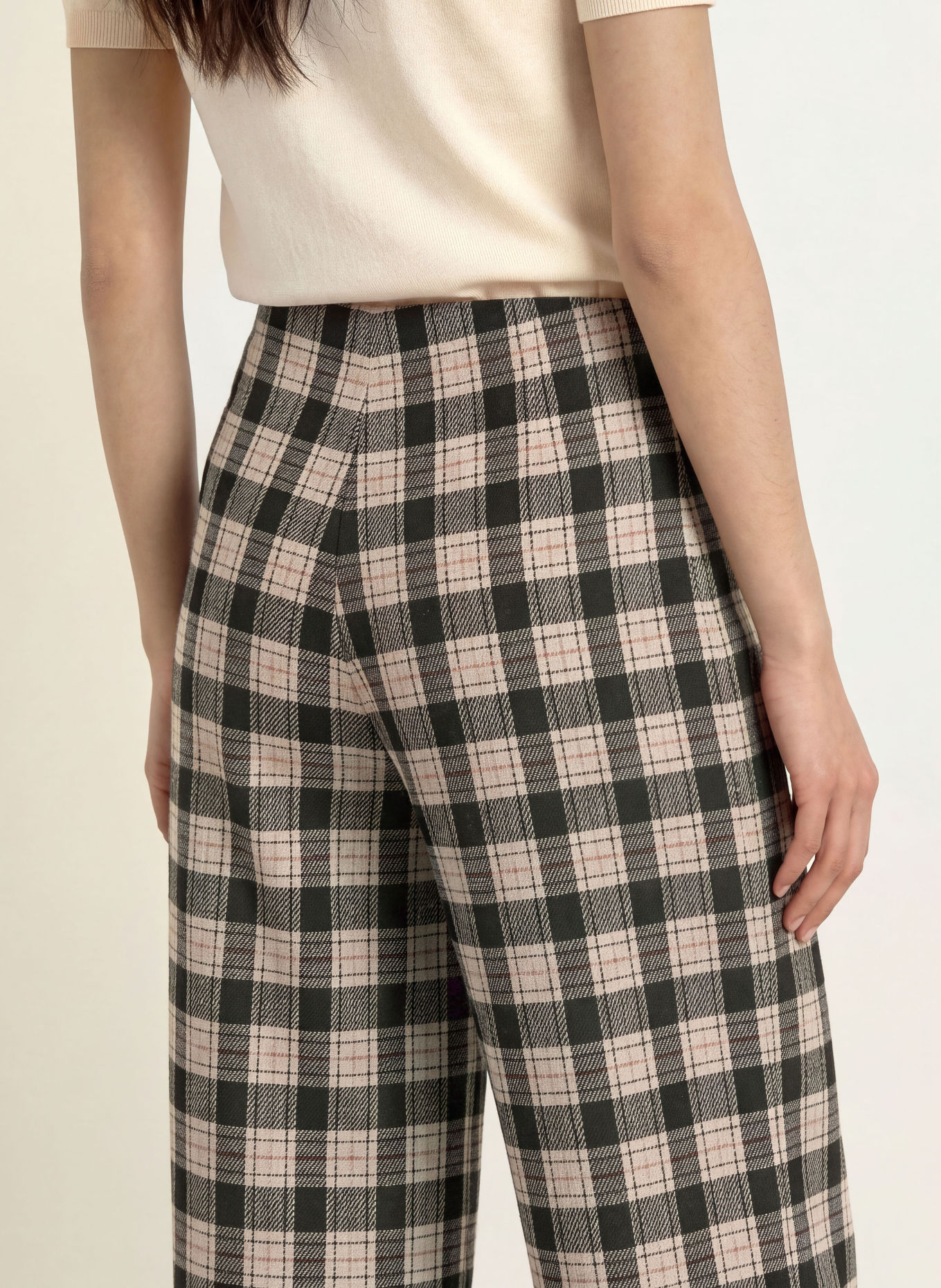 Miss Lagotte Marlene-broek FEEL GOOD TODAY: BEIGE / BRUIN / ZWART