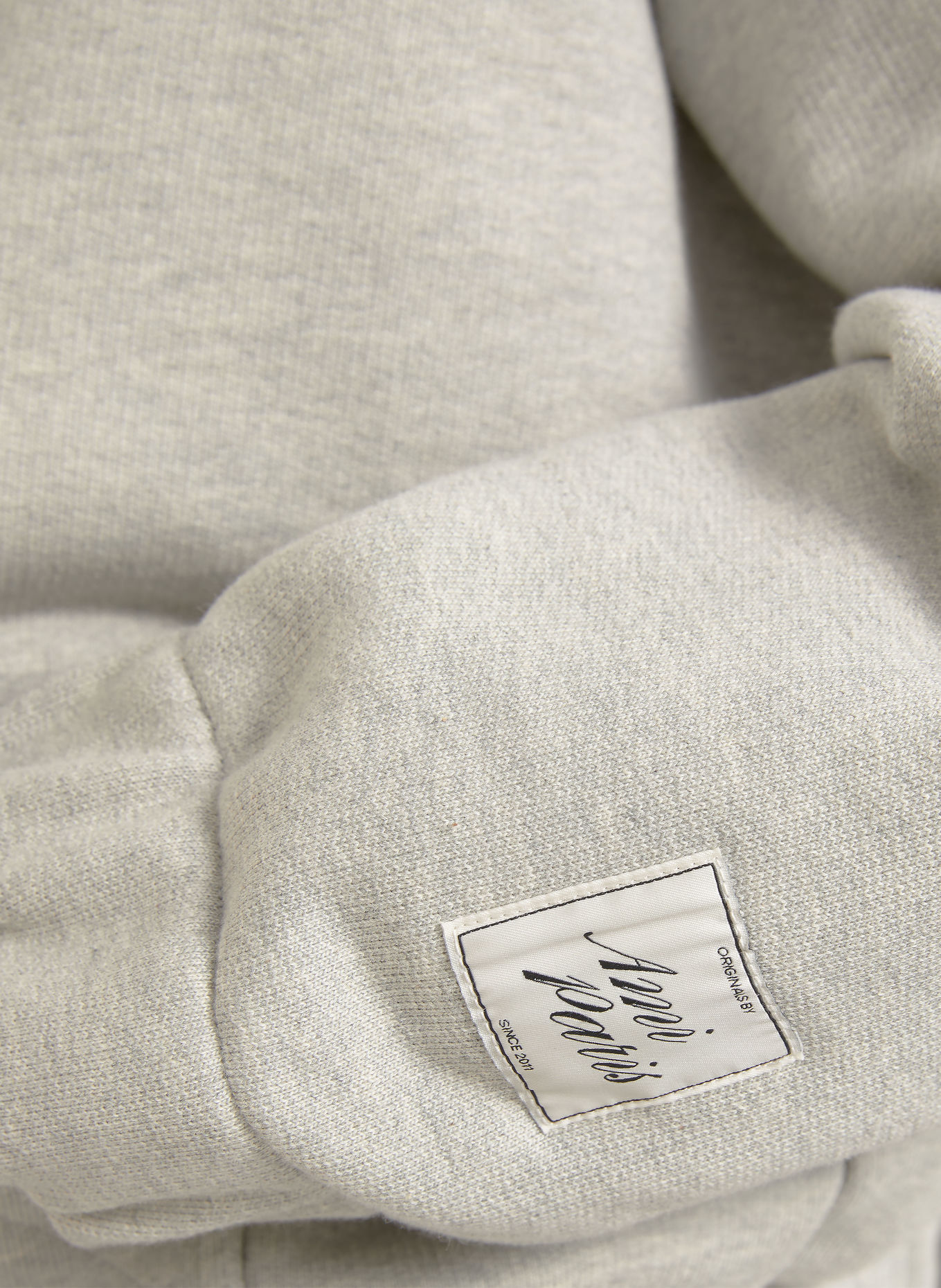 AMI PARIS Zip-up sweatshirt: GRAY