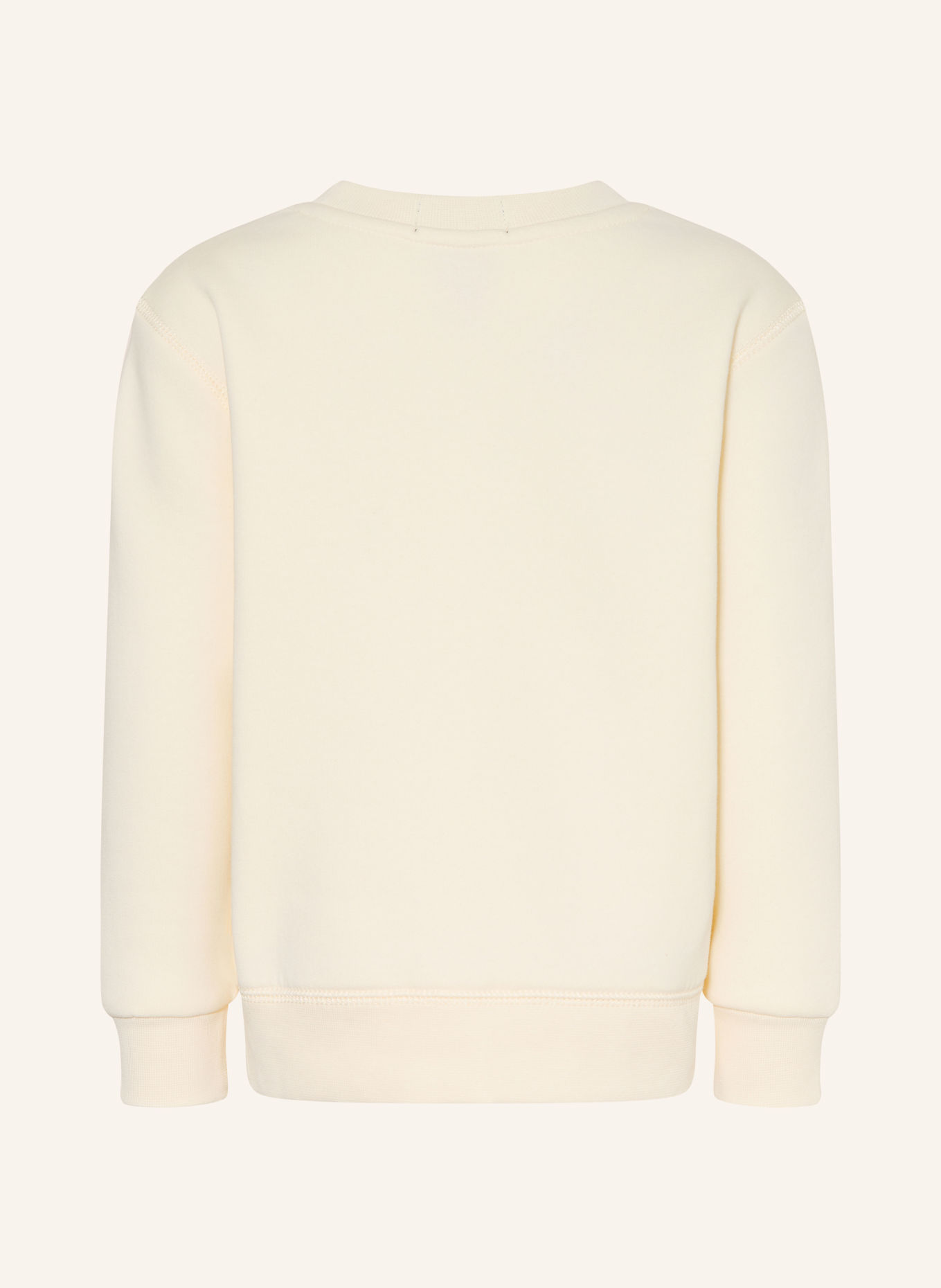 POLO RALPH LAUREN Sweatshirt: CRÈME / MARRON / BLEU FONCÉ