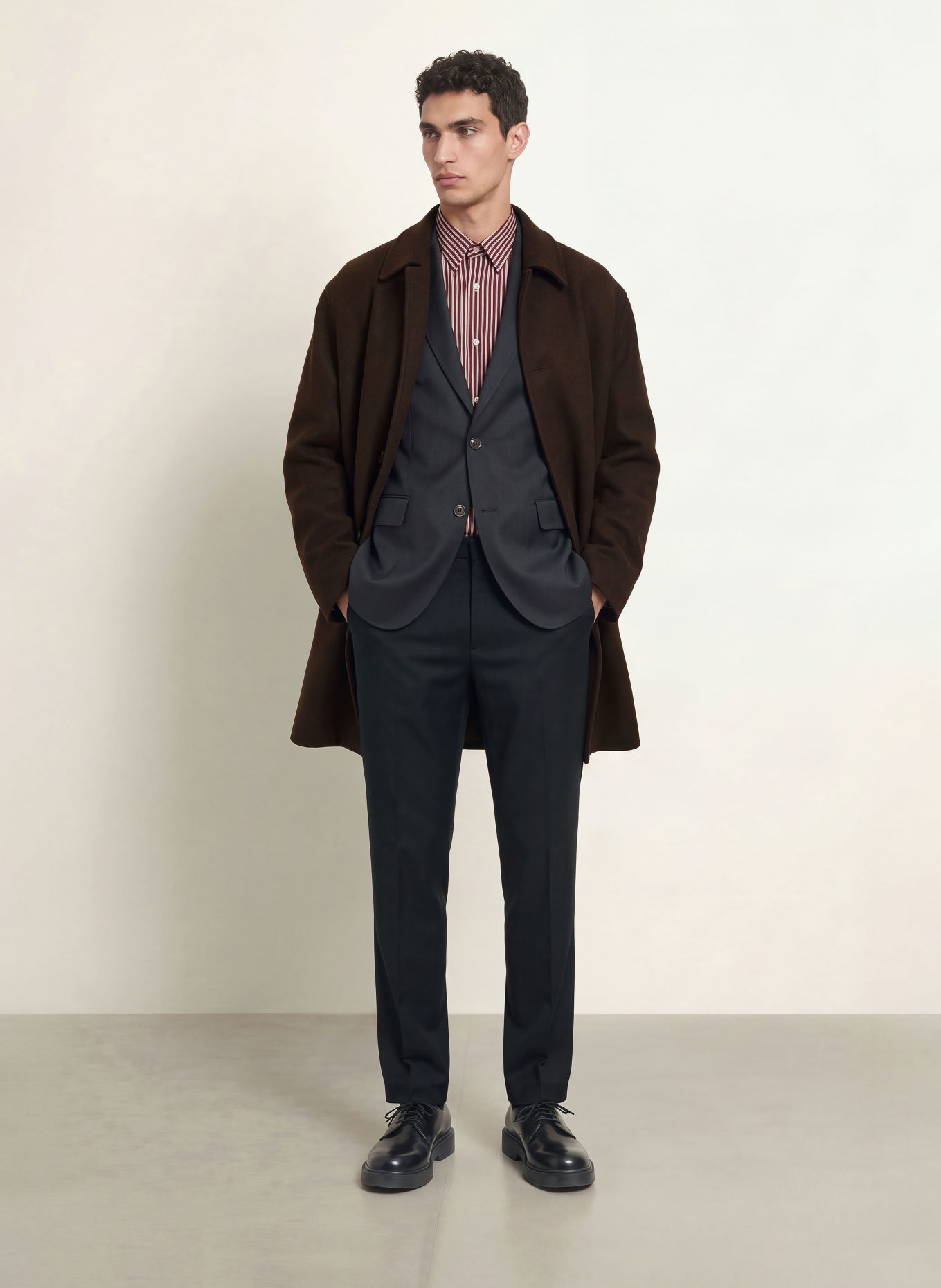 I'M BRIAN Regular-Fit Suit Trousers: 005 Blu