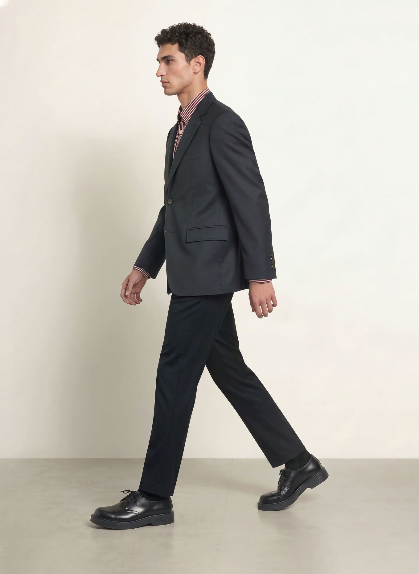 I'M BRIAN Regular-Fit Suit Trousers: 005 Blu