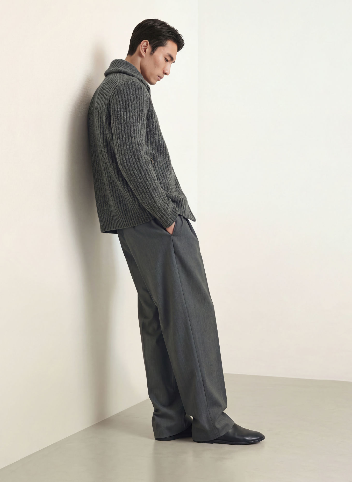 roberto collina Cardigan: DARK GRAY