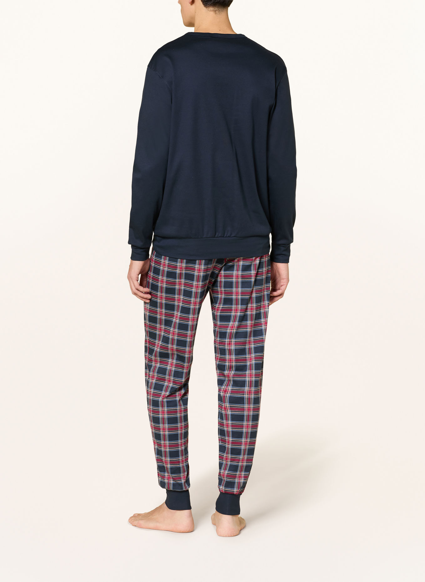 CALIDA FAMILY & FRIENDS Pajamas: DARK BLUE / DARK RED / LIGHT BLUE