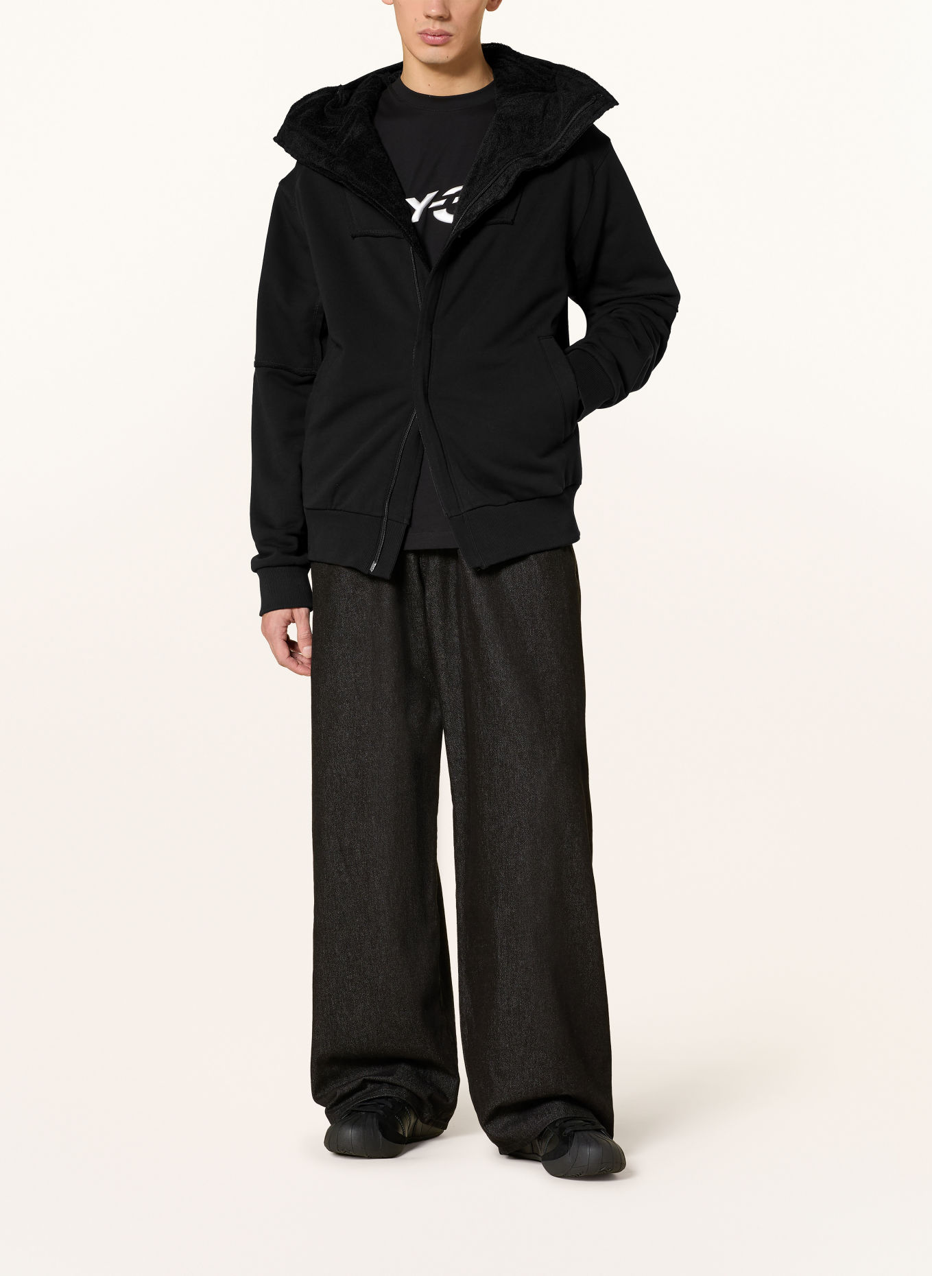 Y-3 Sweatjacke NINJA: SCHWARZ