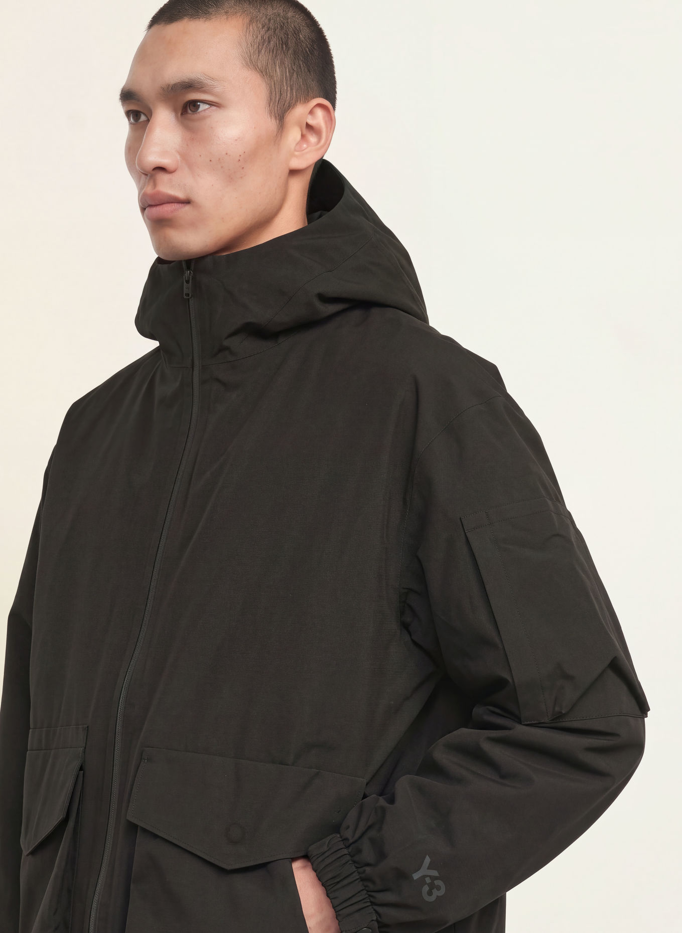 Y-3 Y-3 GTX Quilted Jacket: BLACK