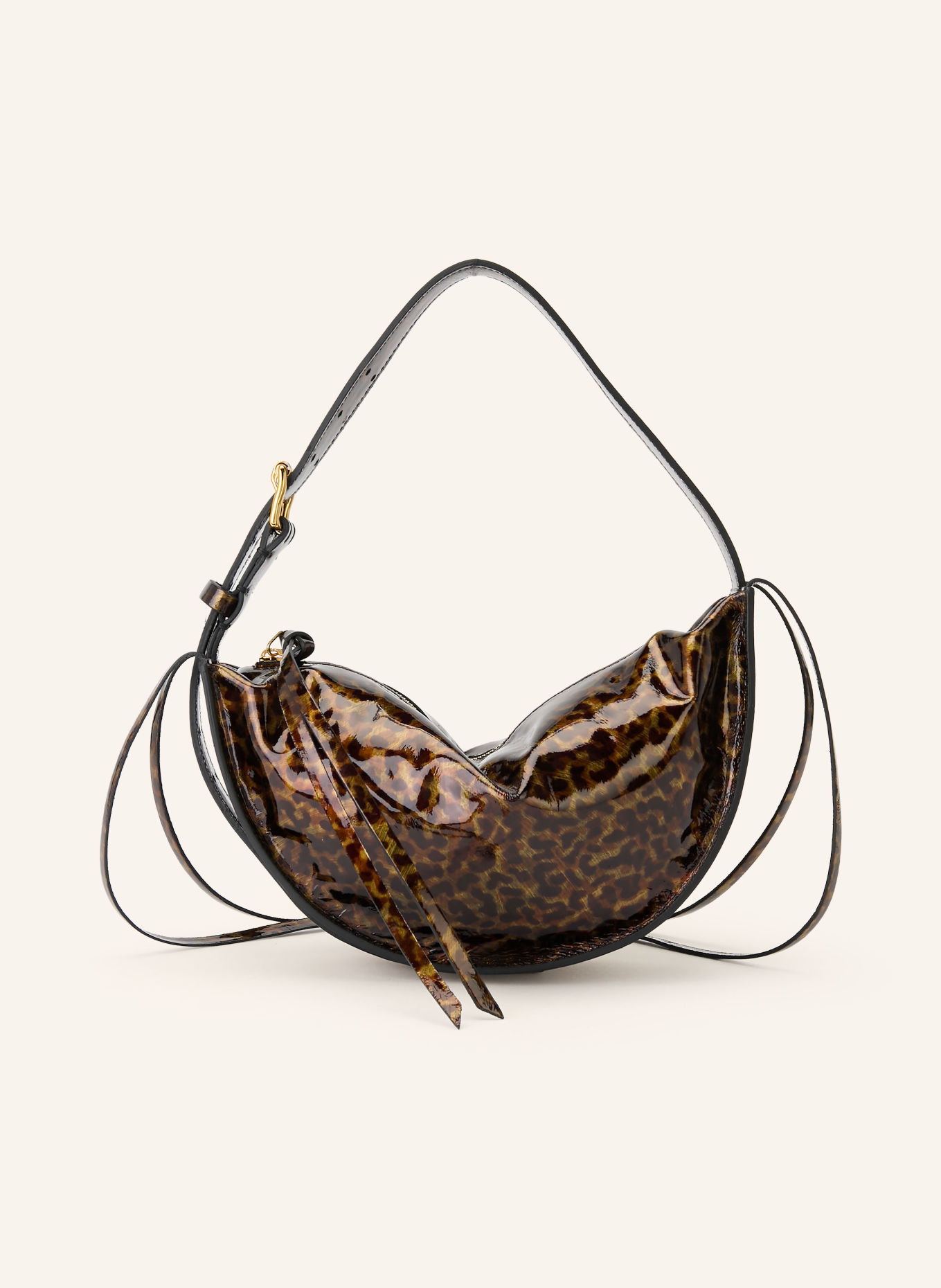 RADICA STUDIO AMACA MINI Handbag: BROWN / DARK YELLOW