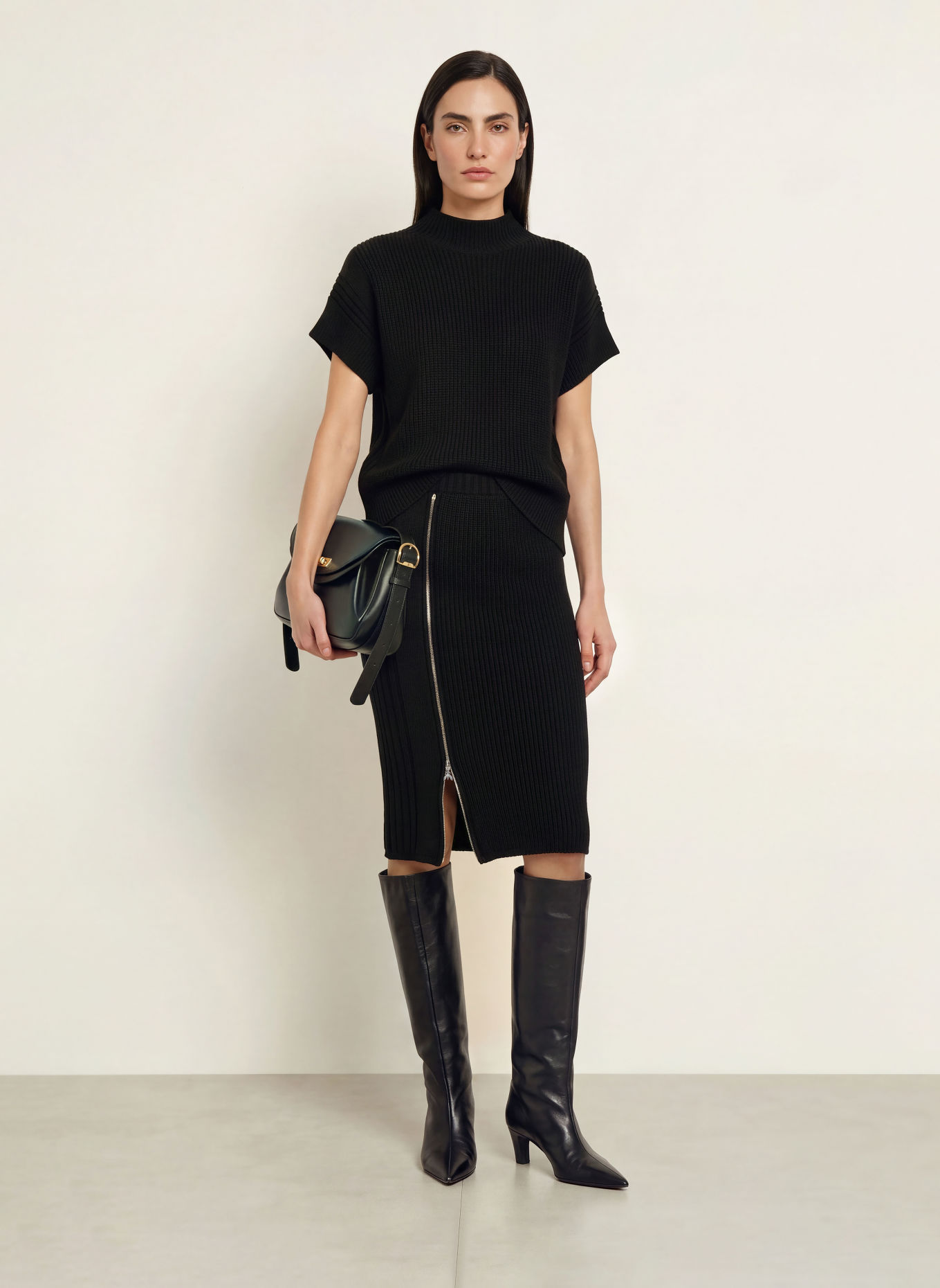PATRIZIA PEPE Sweater vest: BLACK