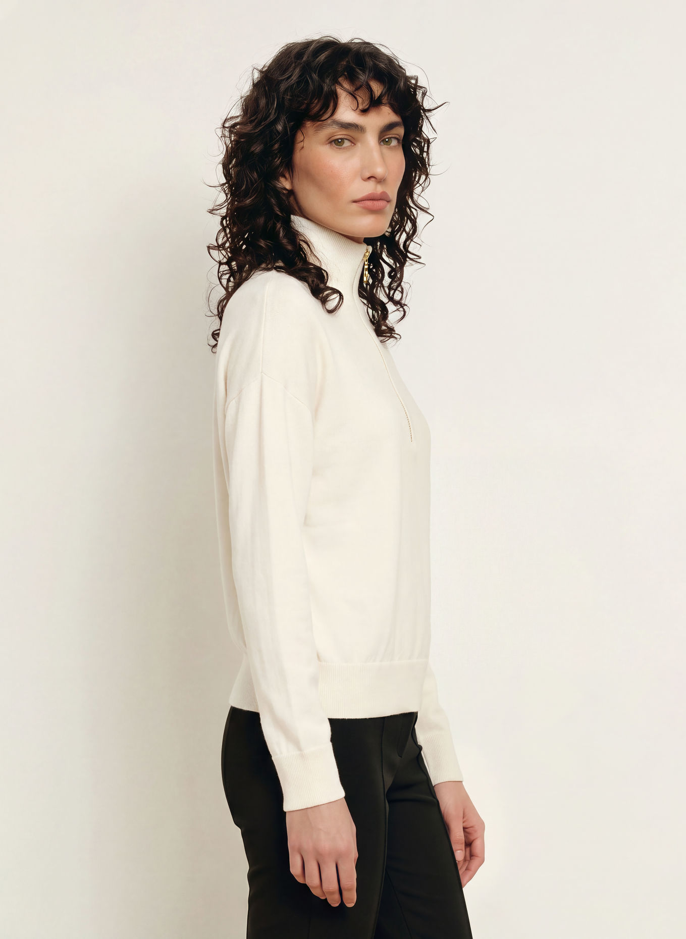 PATRIZIA PEPE Troyer: ECRU / GOLD