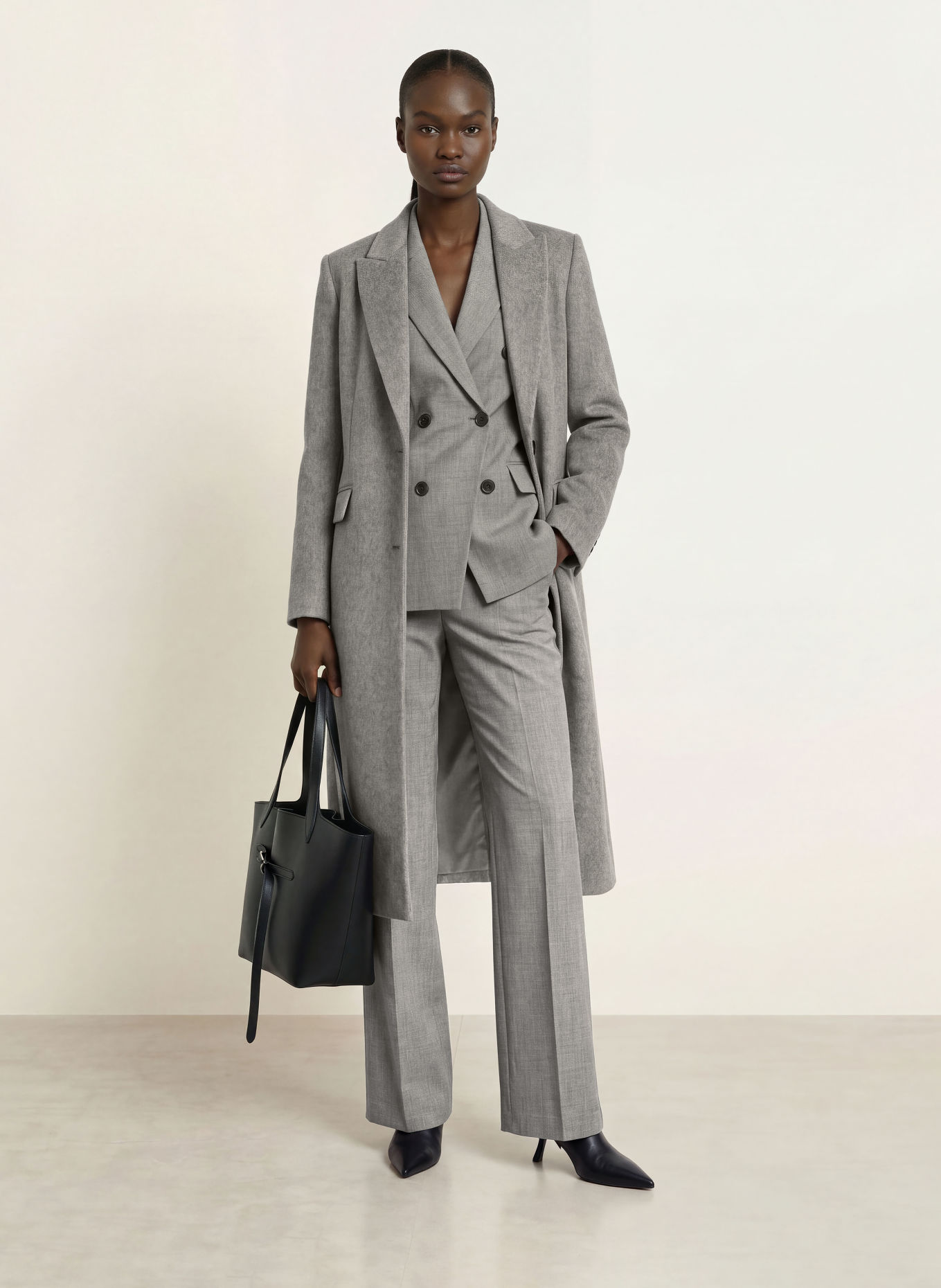PATRIZIA PEPE Coat: GRAY