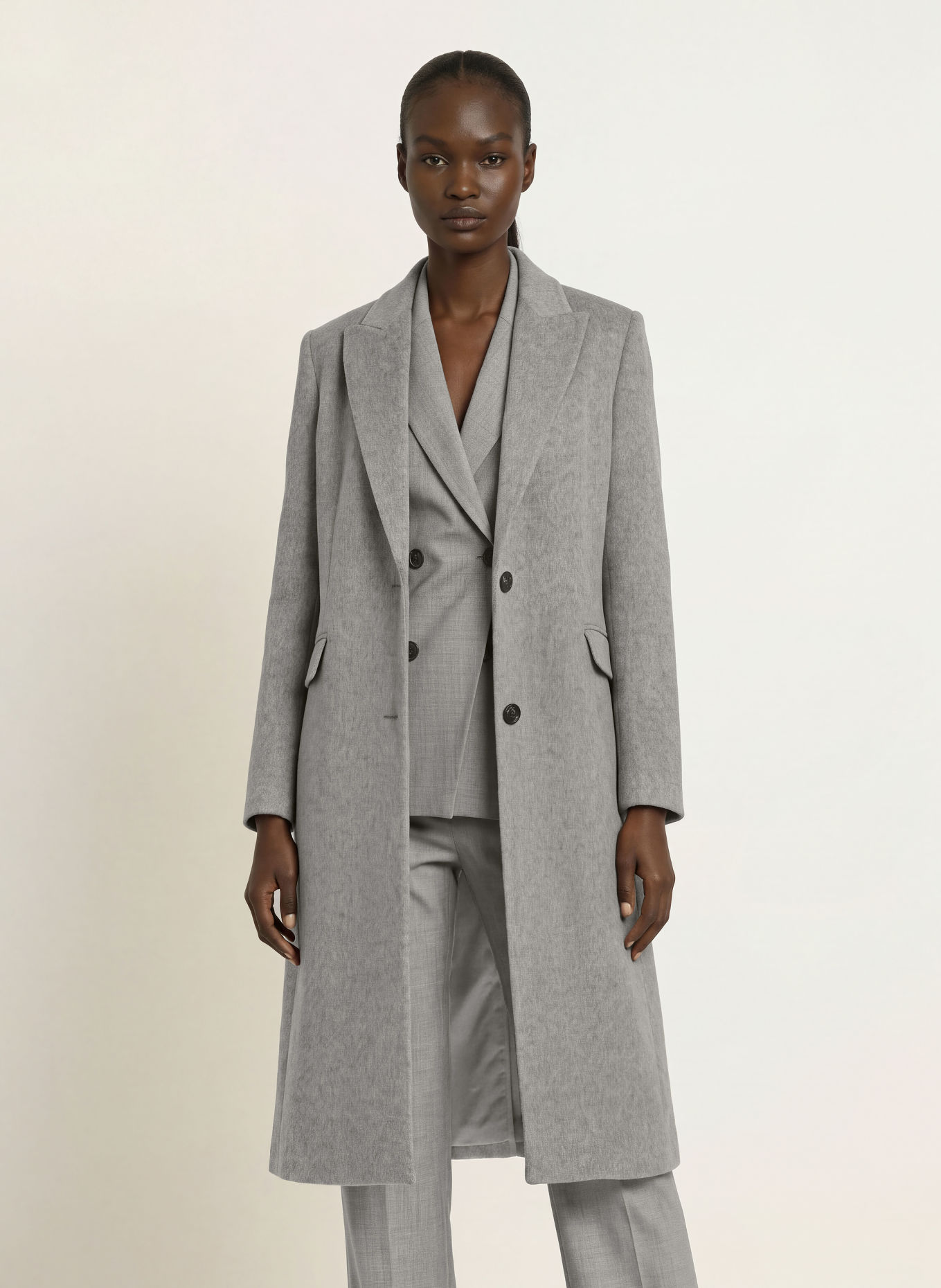 PATRIZIA PEPE Coat: GRAY