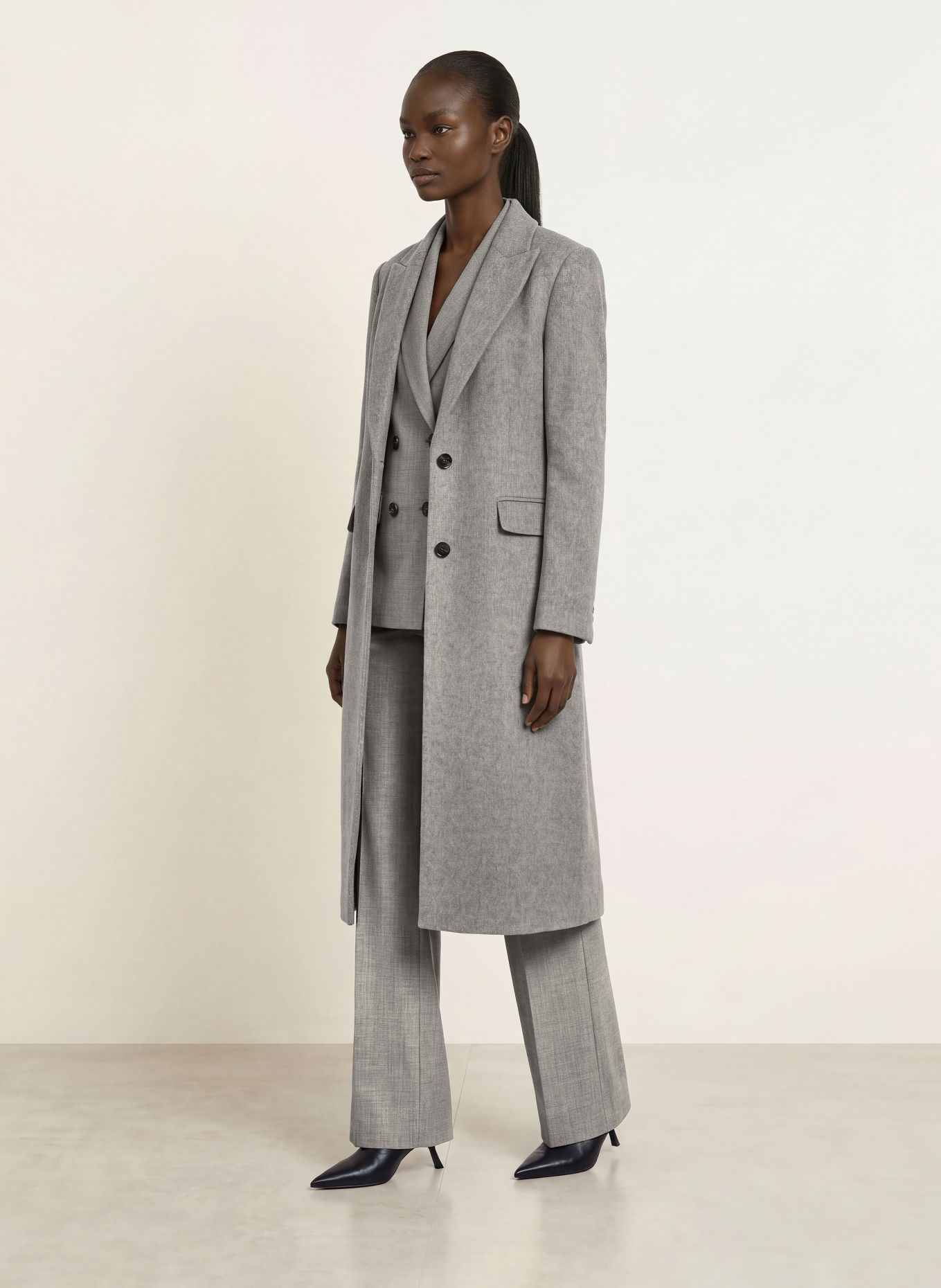 PATRIZIA PEPE Coat: GRAY