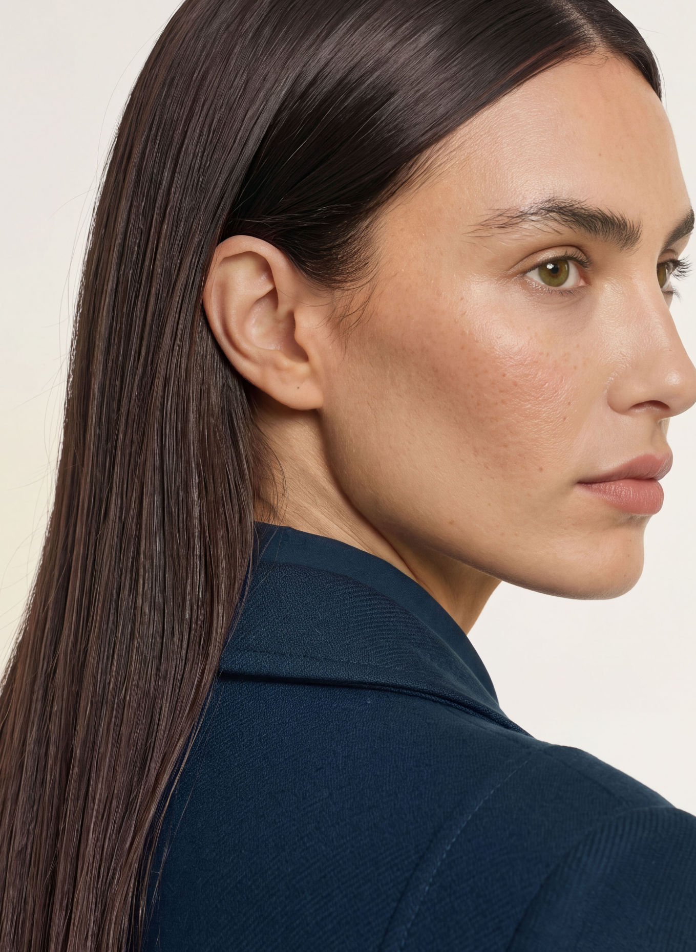 PATRIZIA PEPE Wool coat: DARK BLUE
