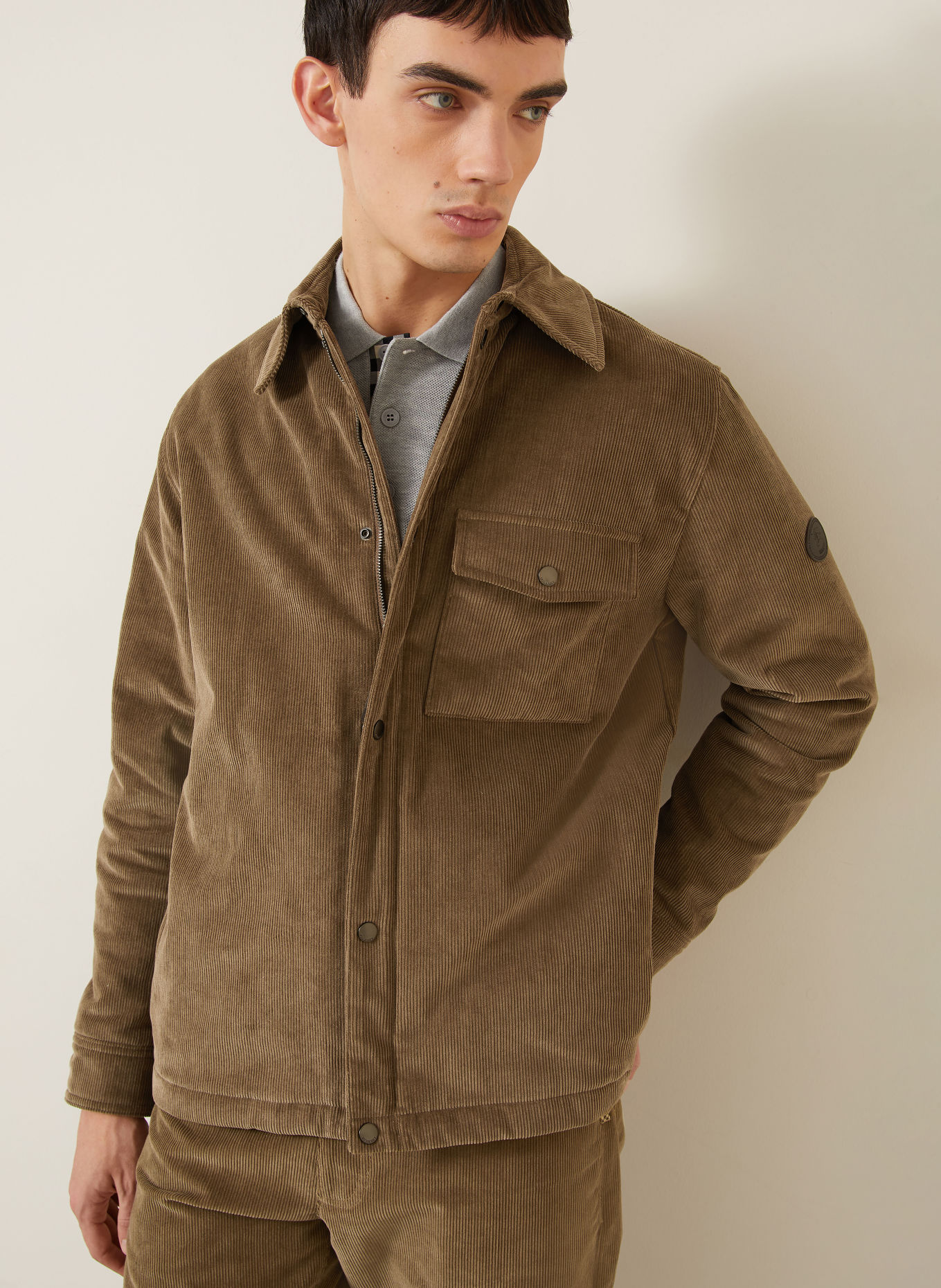 BURBERRY Cord-overjacket DALEWOOD: BRUN