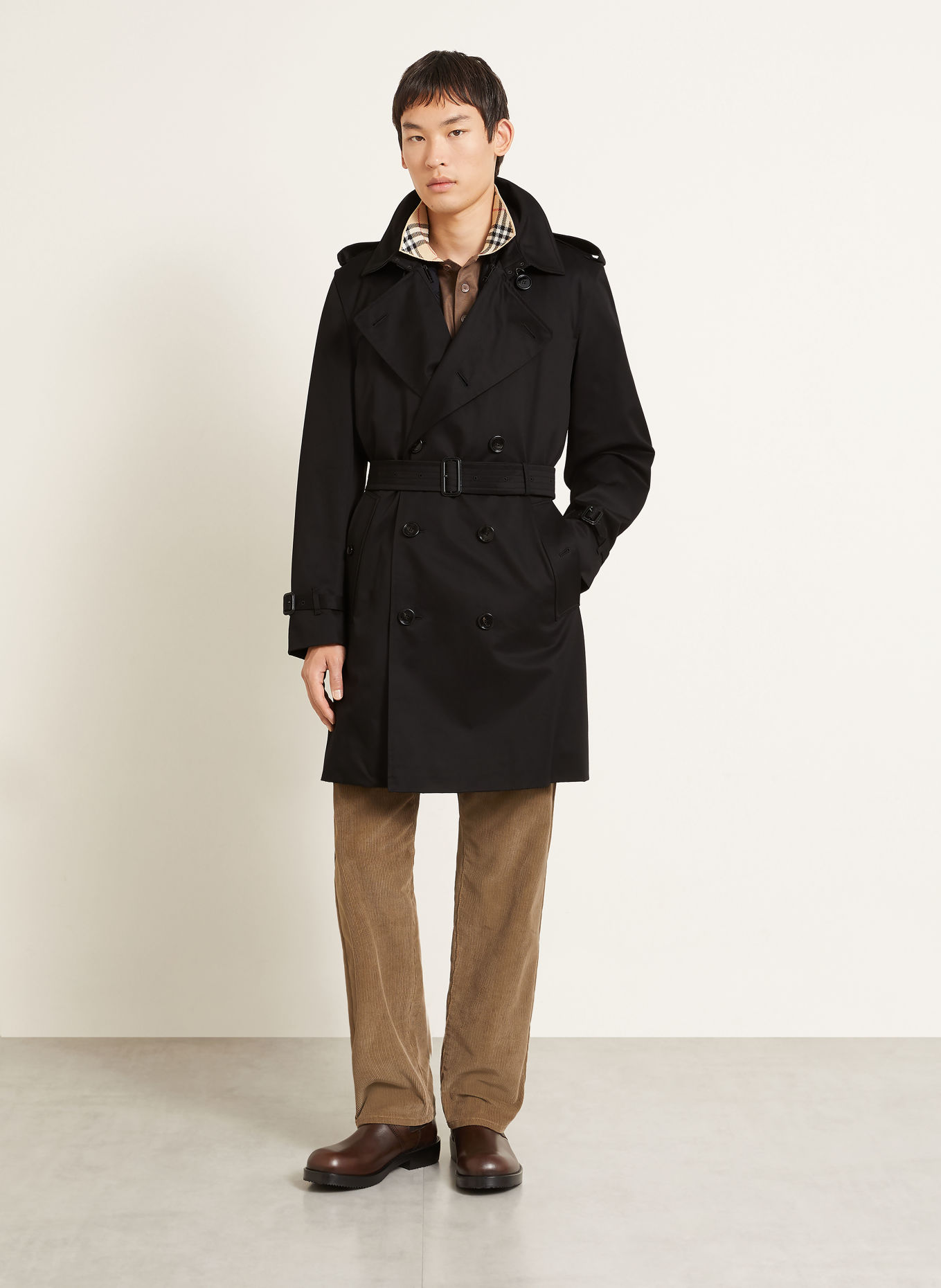 BURBERRY 2-in-1-Trenchcoat KENSINGTON: SCHWARZ